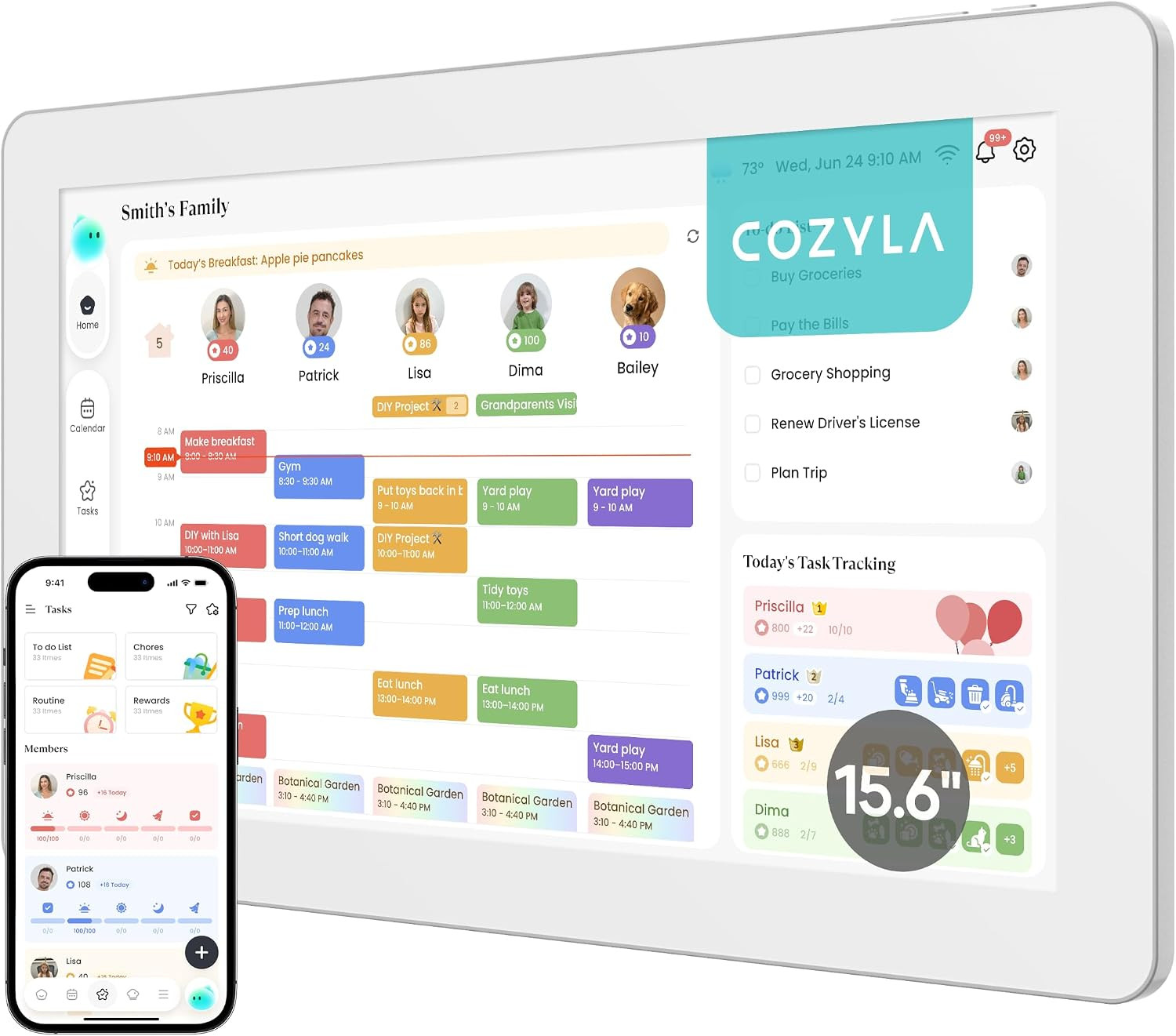 Cozyla Calendar Neo: 15.6