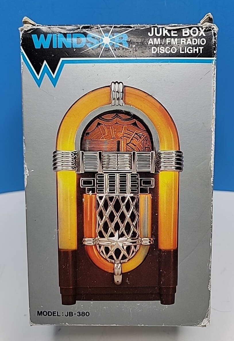 Windsor Juke Box AM/FM Radio - Disco Light - Model JB-380