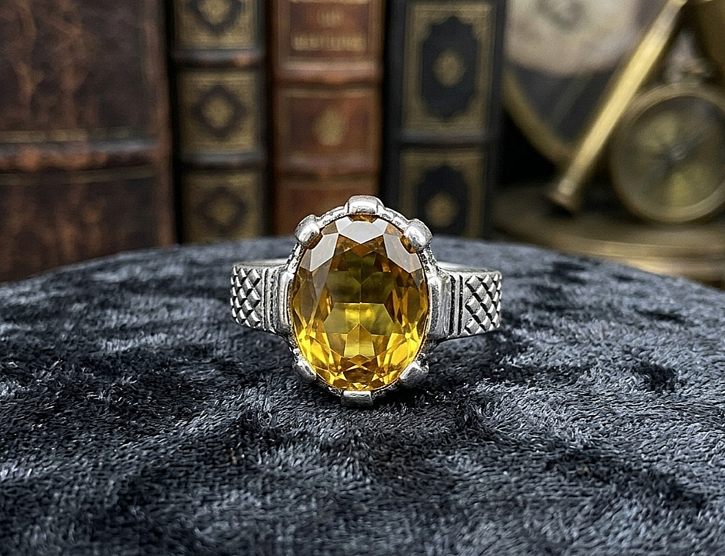 High Ranking Illuminati Freemason Lion Head Ring Antique Vintage Metaphysical