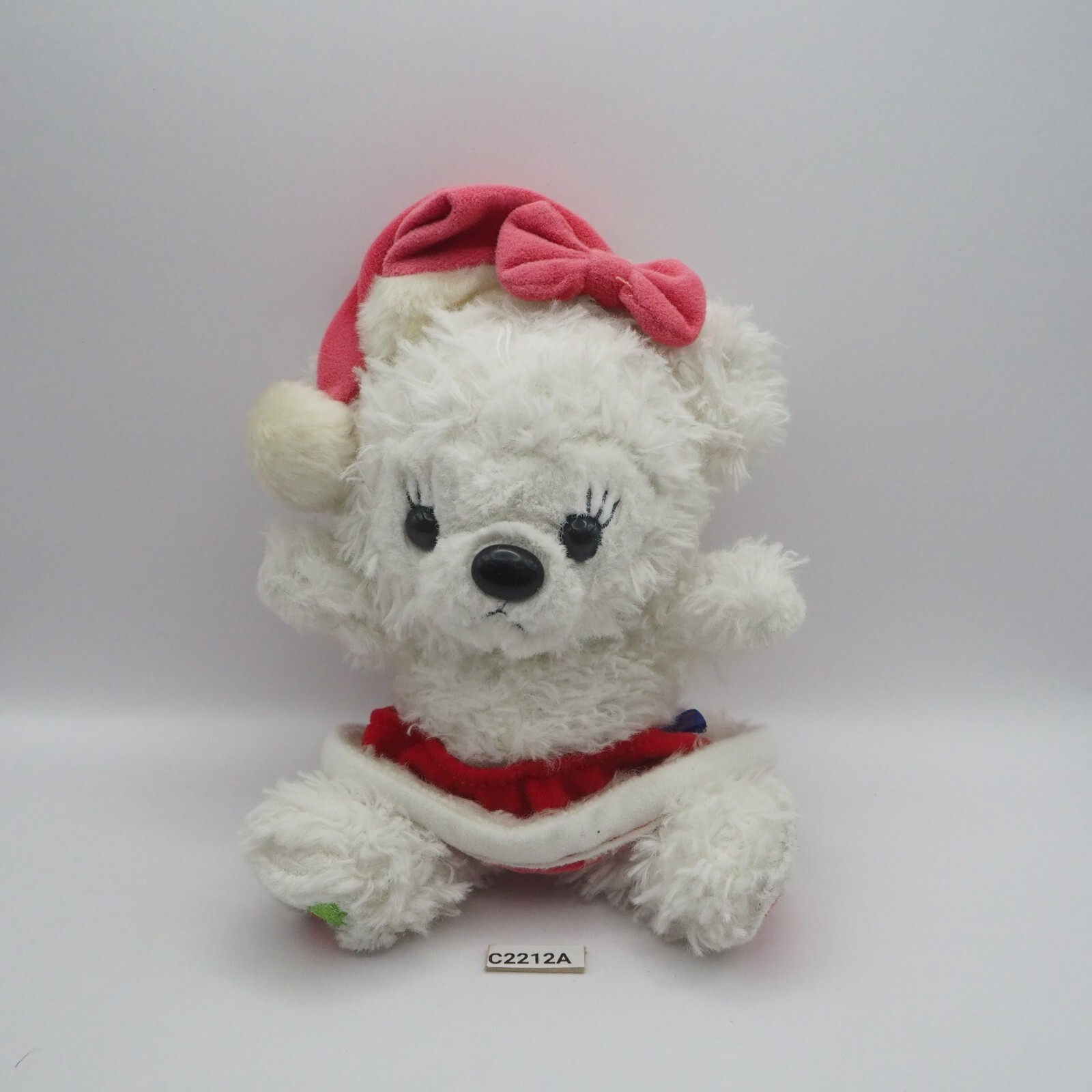 Amuse C2212A Classical Cute Teddy Bear White Plush 7\