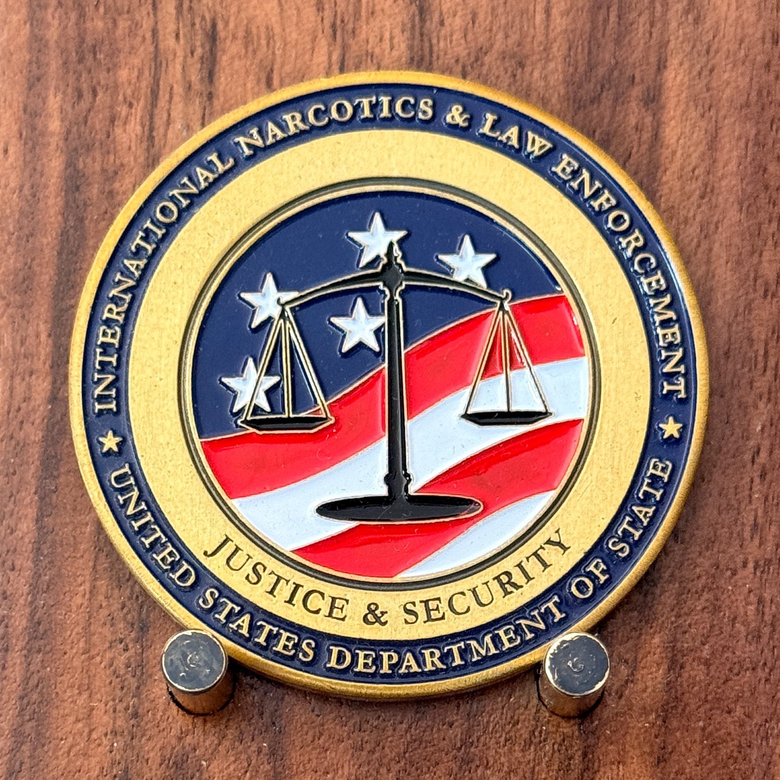 US DOS International Narcotics Law Enforcement Buenos Aires Challenge Coin  W#24