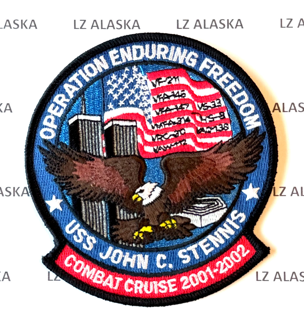 USN OPERATION ENDURING FREEDOM USS JOHN C. STENNIS COMBAT CRUISE 2001-02 (OPS)