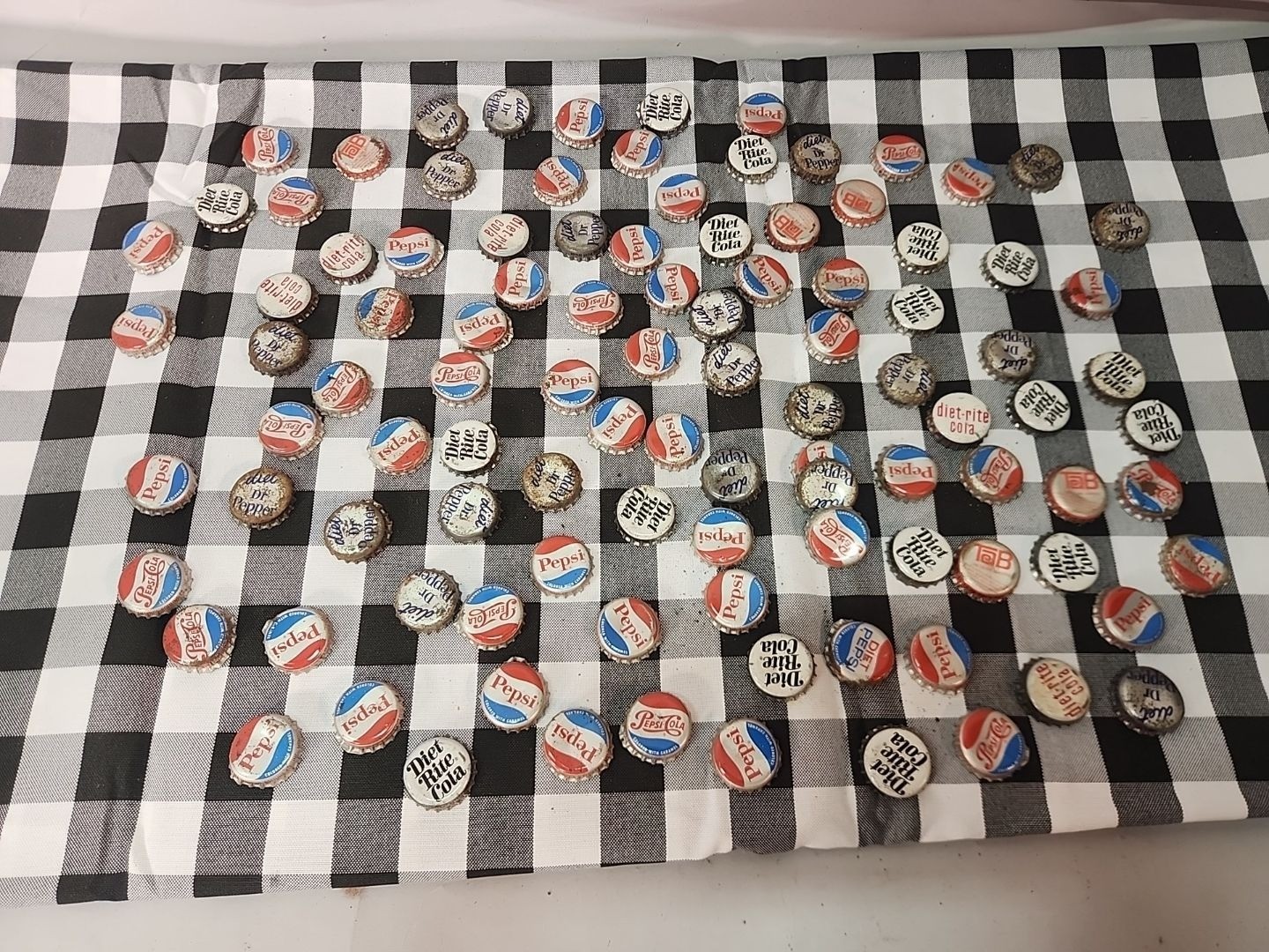 Vintage Pepsi, Diet Dr. Pepper, Etc. Bottle Caps, Bottle Crowns