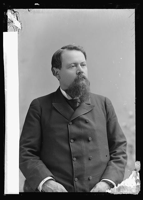 Photo:W.H. Nichols Portrait Bearded Man Studio Photo 1891-1894