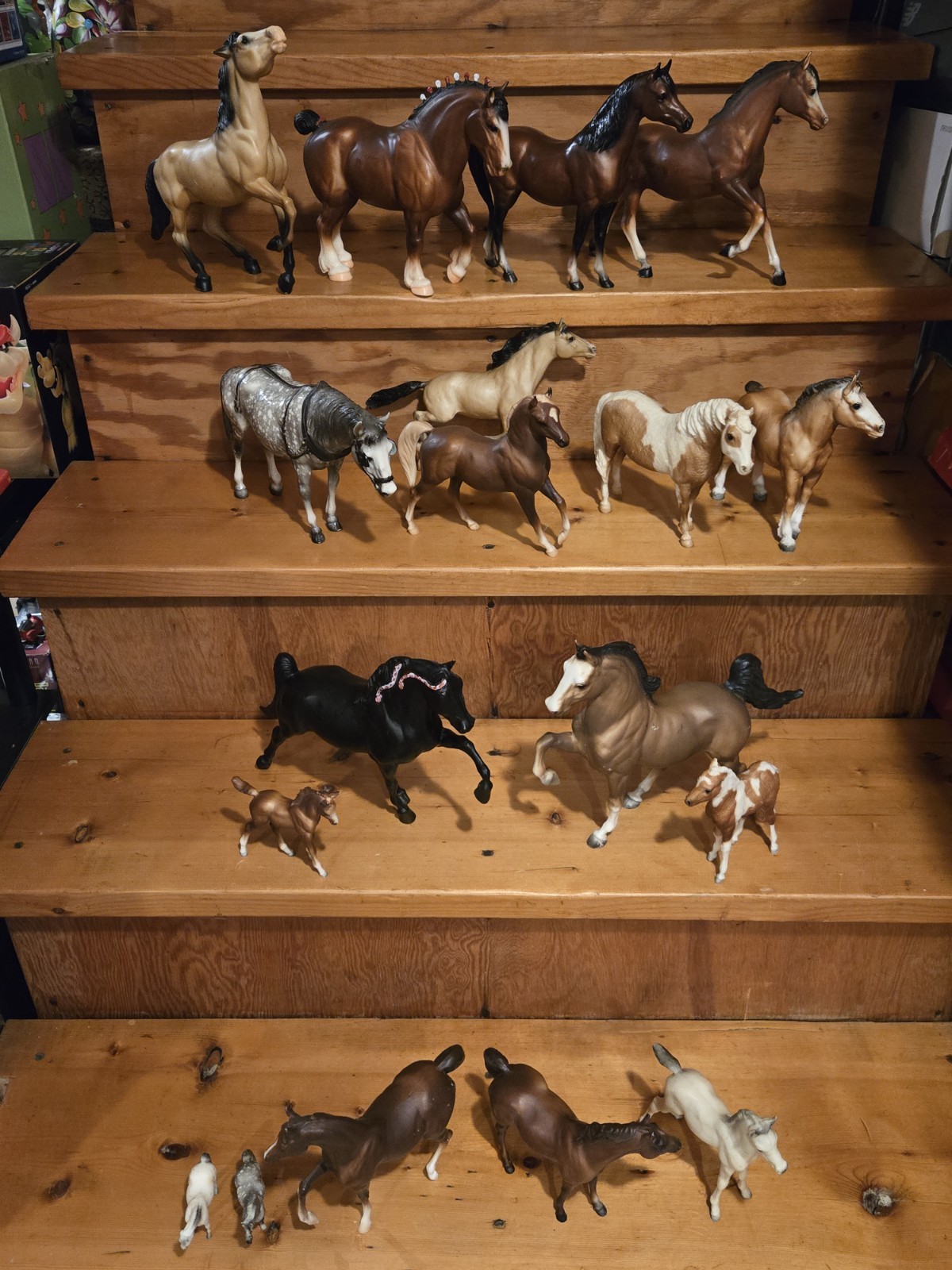 Vintage Breyer Horses Collectible Figures Full Size Lot Of 18 Mixed Horses