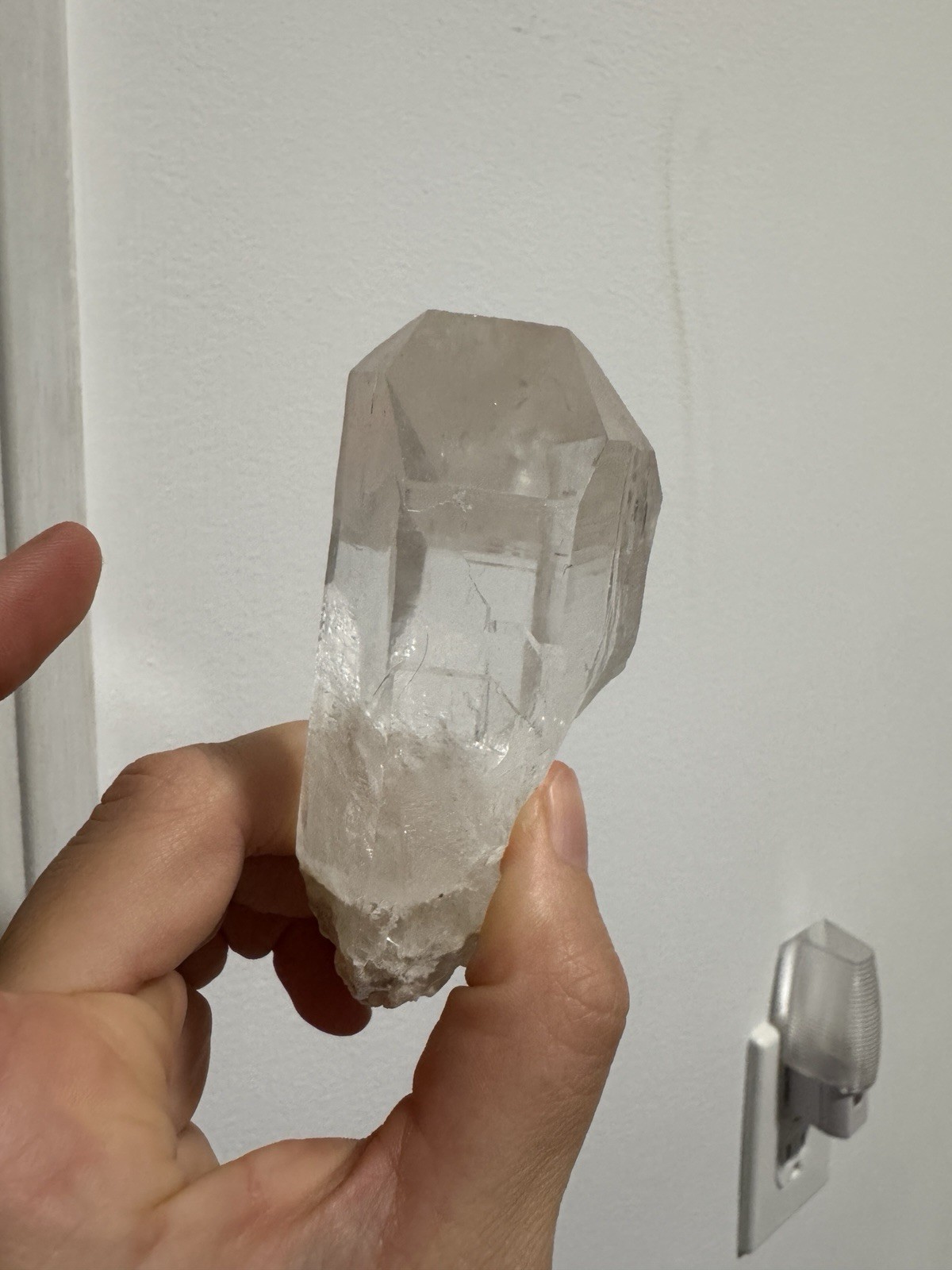Columbian Quartz Crystal Brazil mineral key highest quality no damage