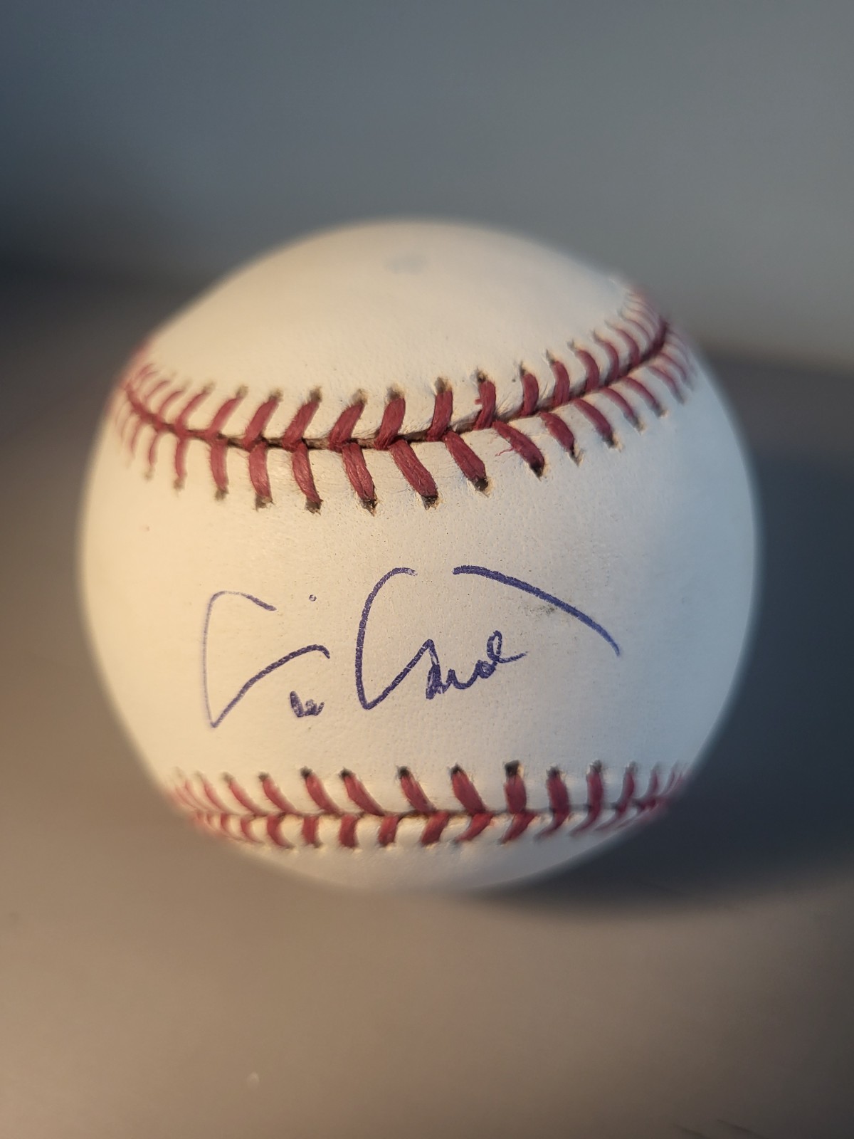Eric Chavez Autographed Signed Baseball - MLB A\'s Yankees Mets - w/TriStar COA