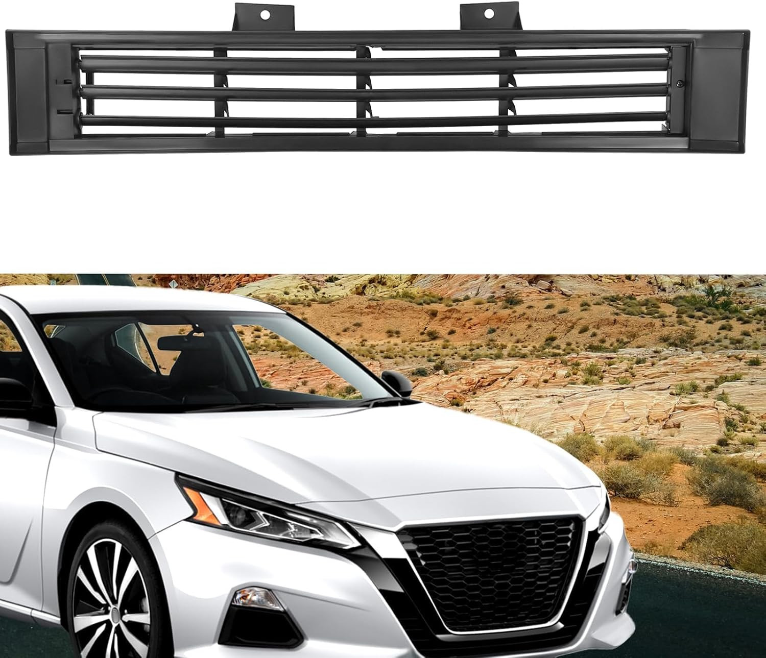 Active Grille Shutter Compatible with 2019-2022 Nissan Altima - Replacement for