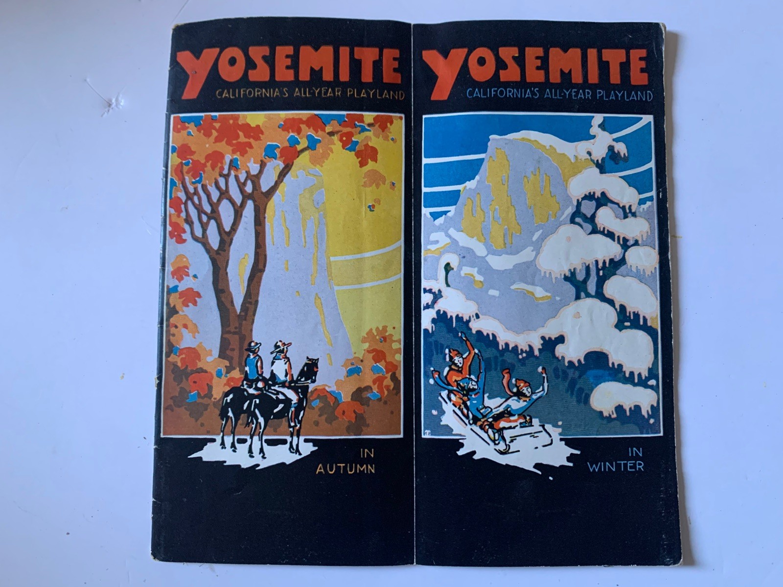 Vintage Yosemite National Park Booklet w/Photos California 1926 Auto Routes Maps
