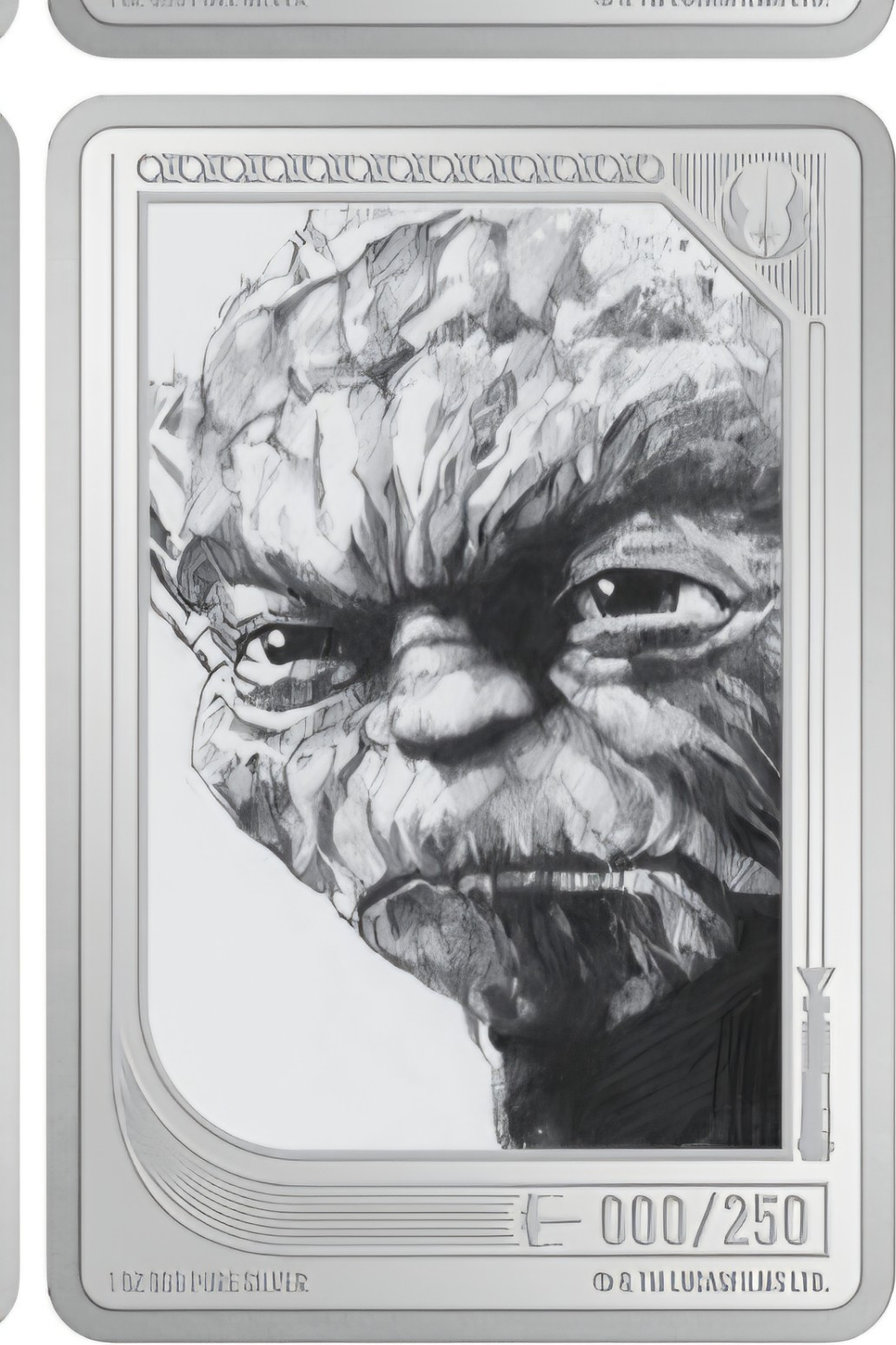Agora Star Wars Limited Edition Silver Darth Maul And Yoda Trading Card