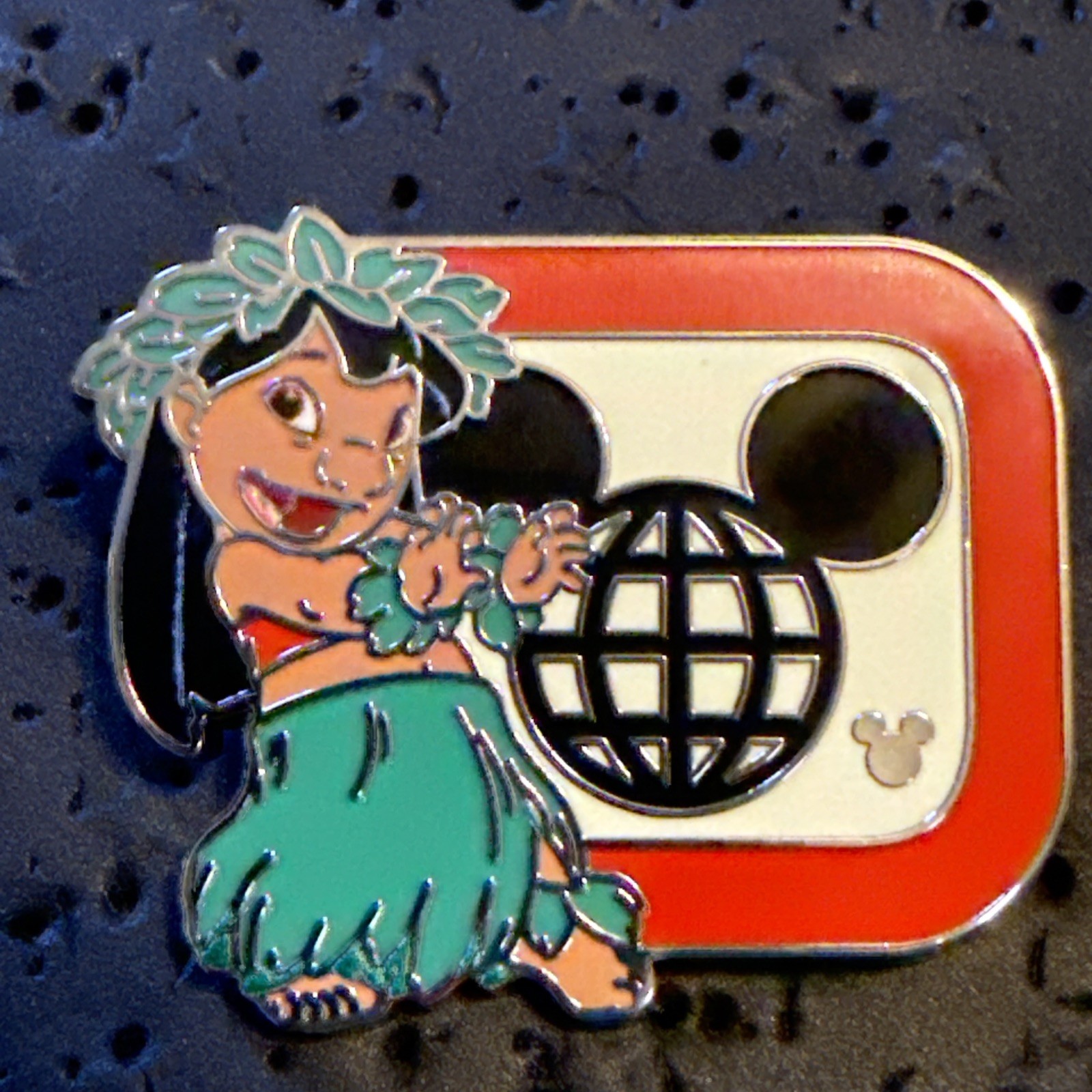 2025 WDW Hidden Disney D Lilo from Lilo & Stitch Wave B Trading Pin