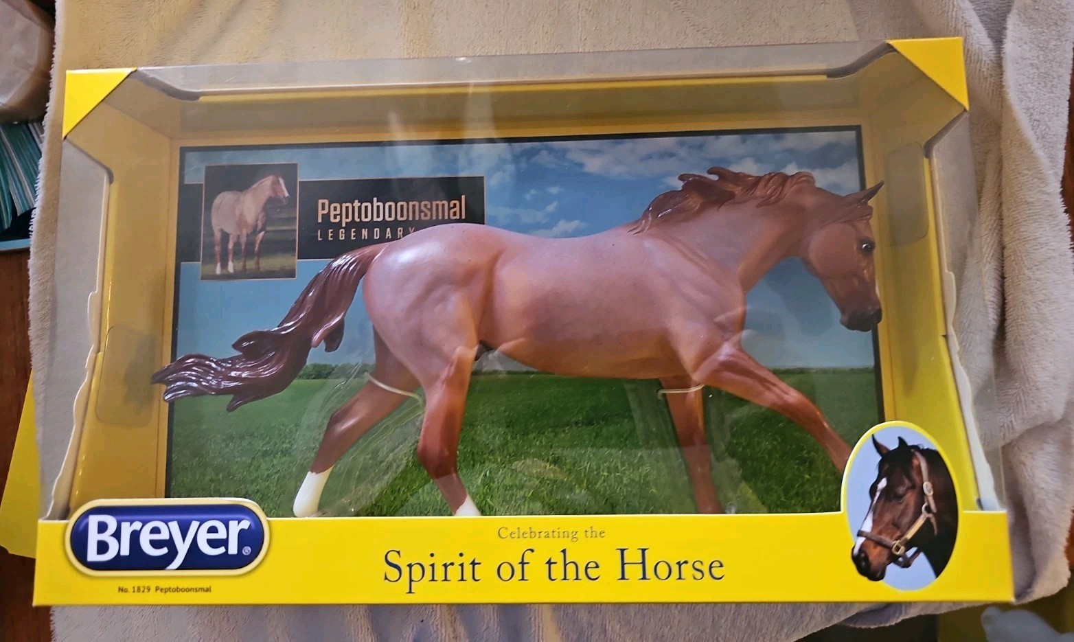 NIB Breyer 1829 Peptoboonsmal Legendary Sir