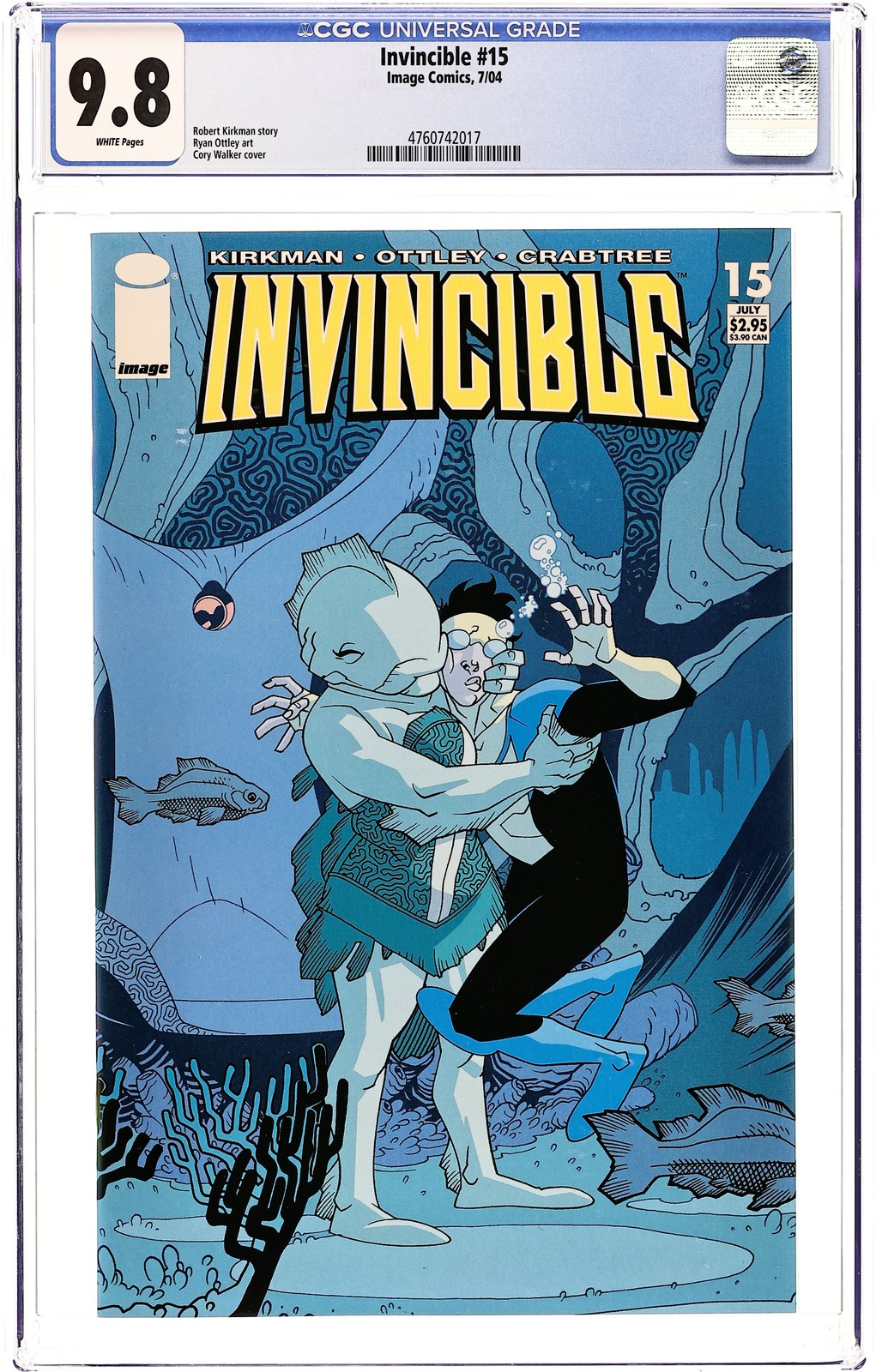 Invincible #15 CGC 9.8 2004 4760742017