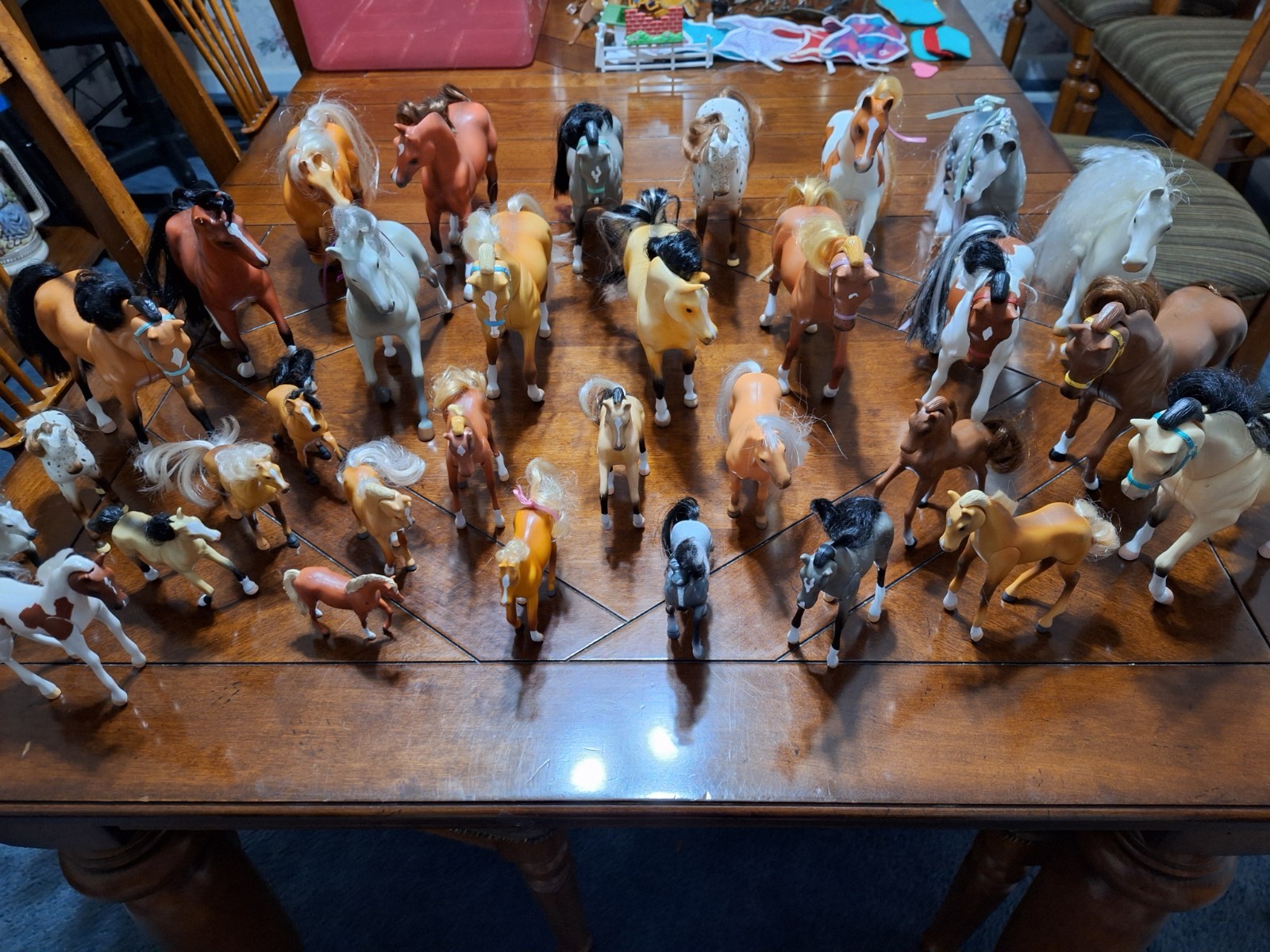 Vintage Grand Champion Horse Lot,  Horses plus Accessories, Very good condition