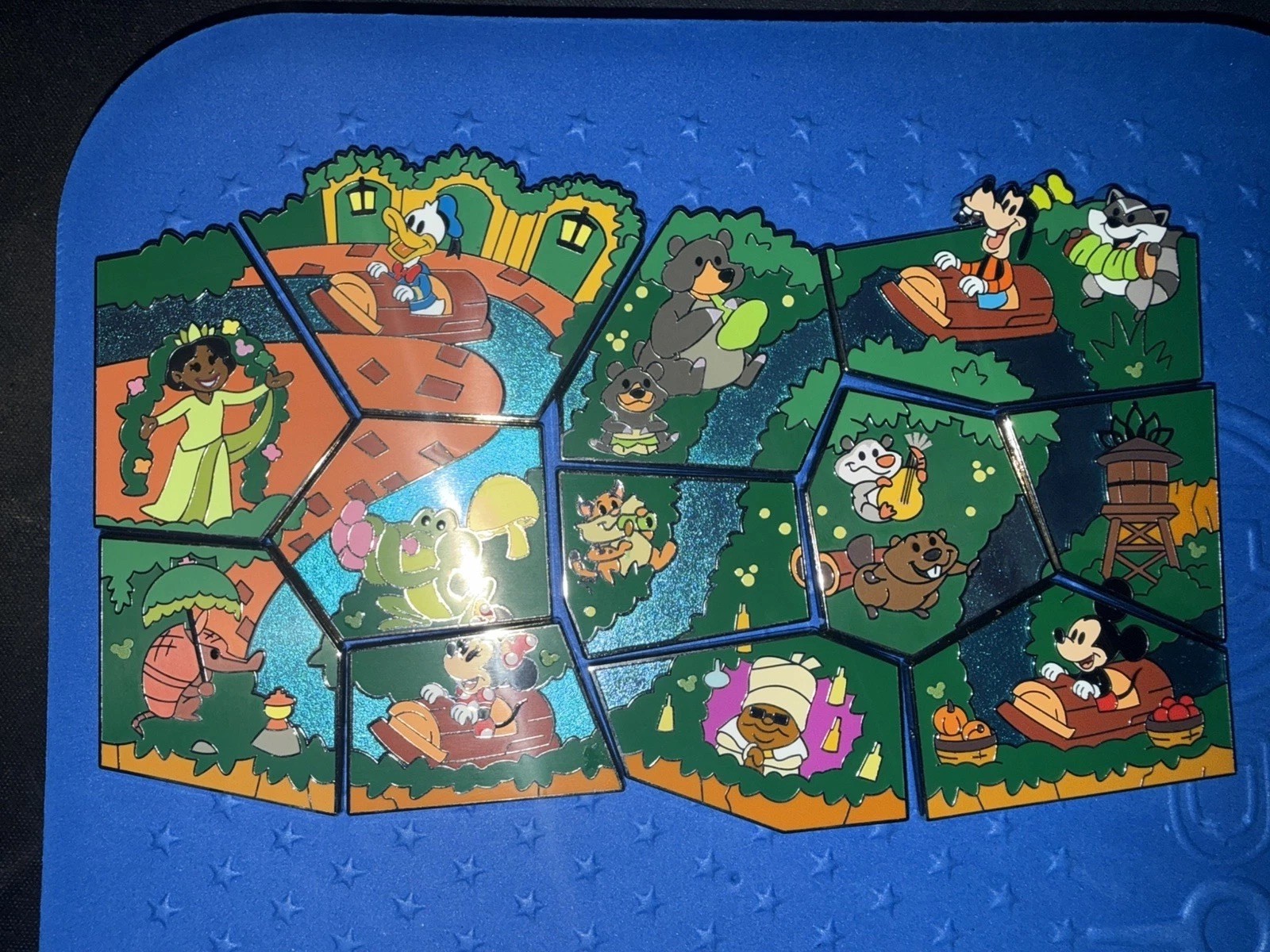 Disneyland Tiana's Bayou Mystery Map Puzzle Complete Set (No Chaser)