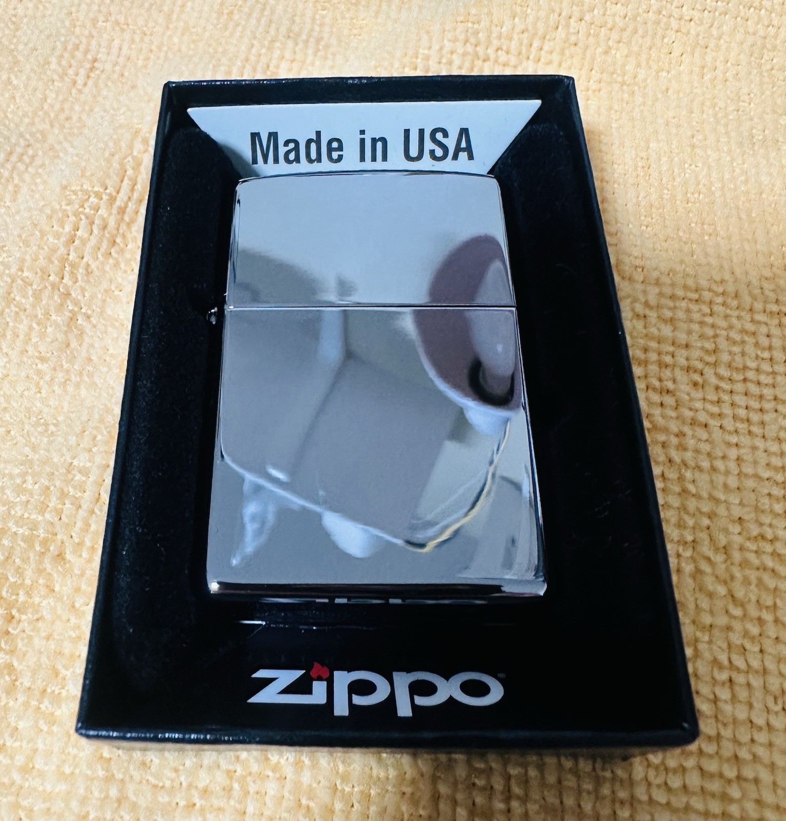 2020 Zippo Lighter 250 Regular High Polish Chrome Brand New 