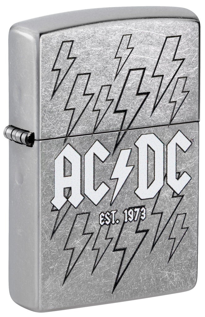 Zippo AC/DC Logo Street Chrome 48641