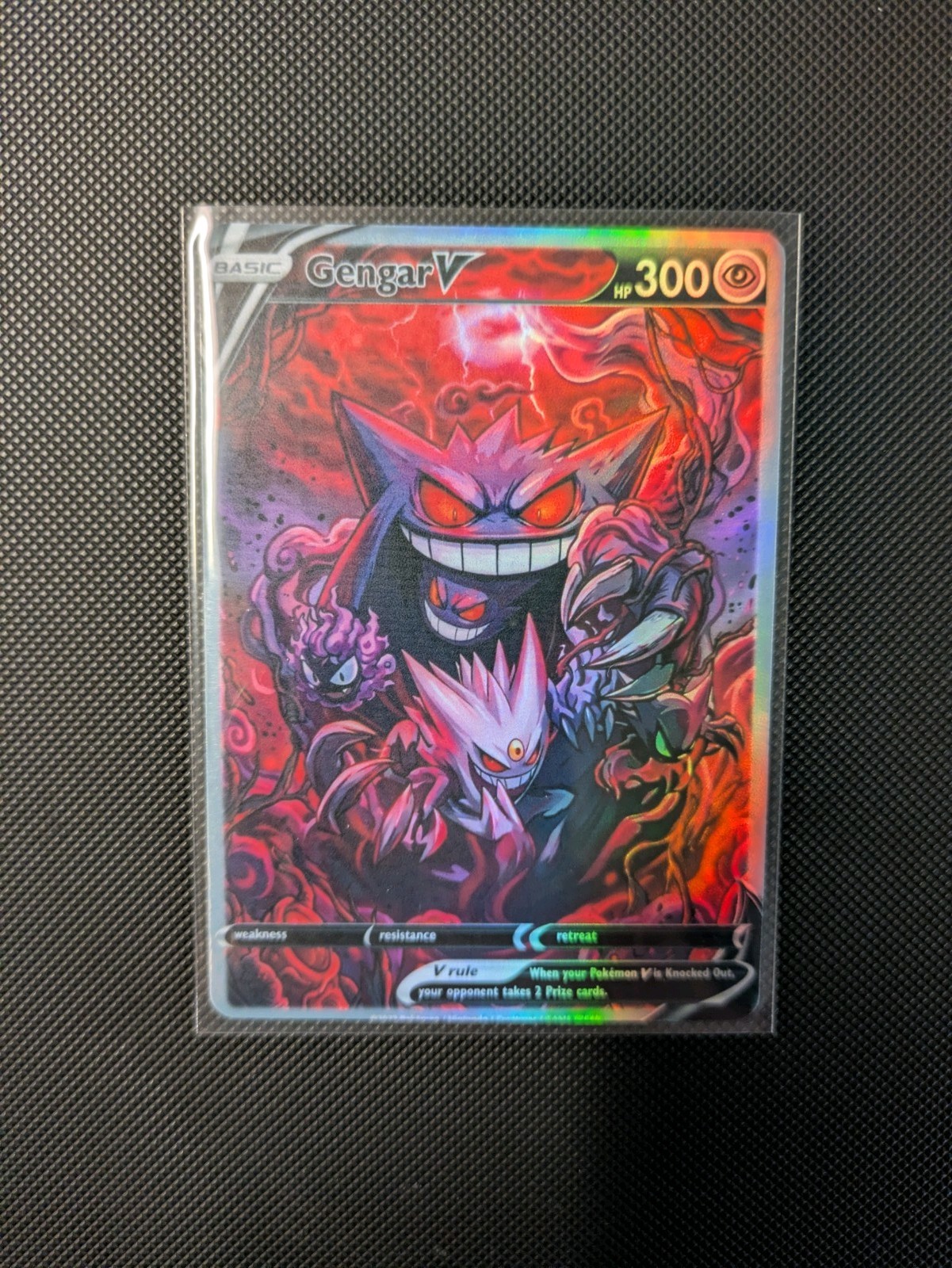 Strainger Things Gastly, Haunter, Gengar, M Gengar Line Holographic Display Card