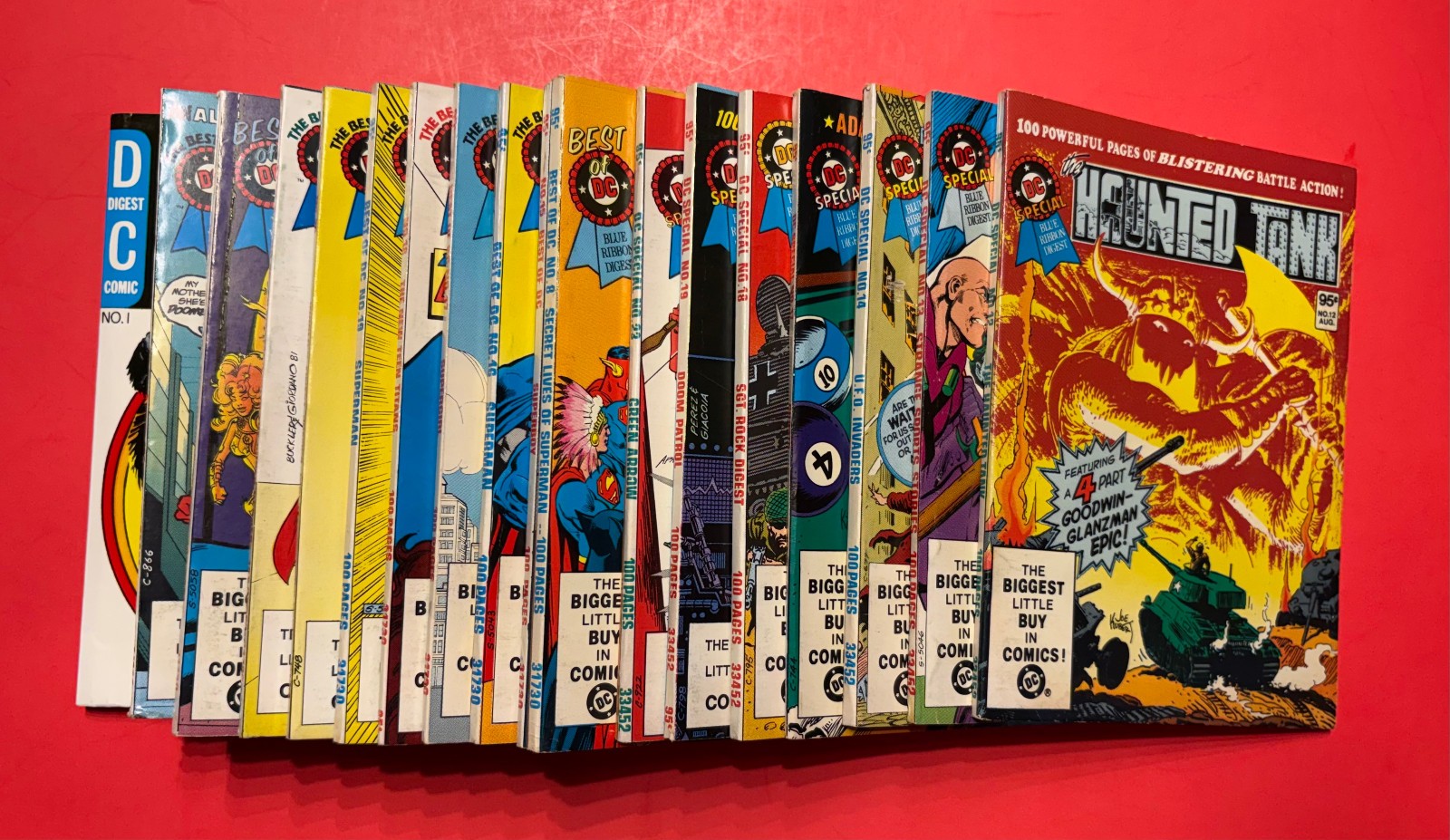 Wow BIG Lot of *18* 1980s DC COMICS DIGESTS *Crisp, Unread Beauties-tough ones