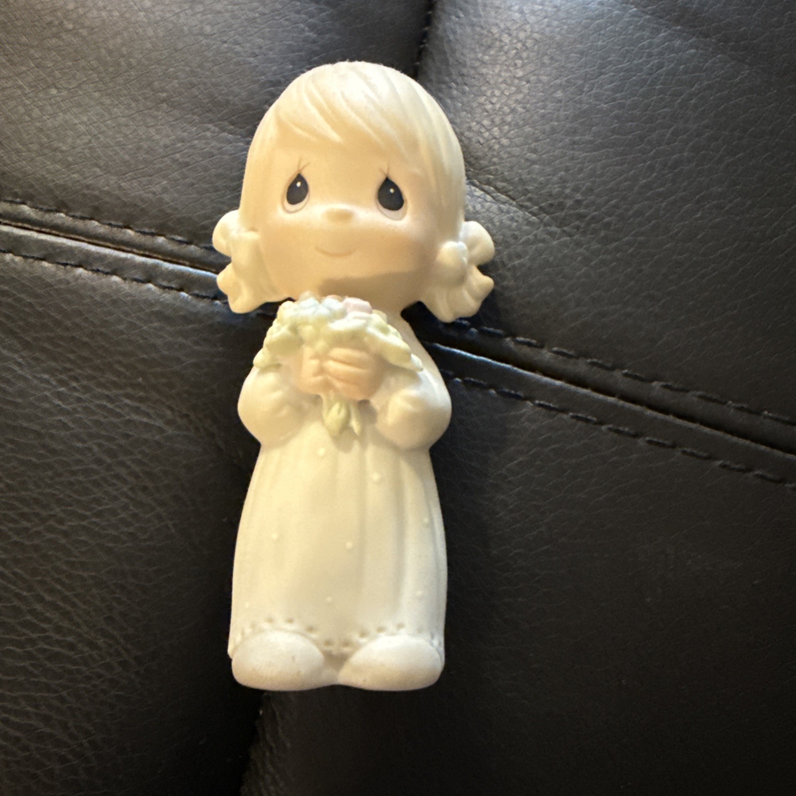 Precious Moments Figurine “Junior Bridesmaid” Glass Vintage Collection