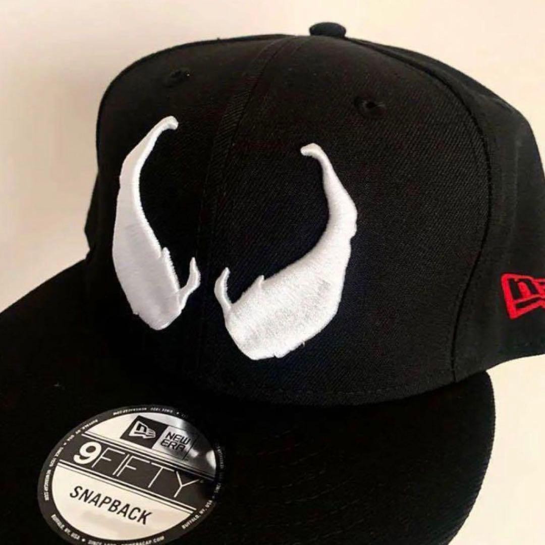 New Era 9FIFTY Marvel Venom Red Snapback Cap Authentic Spider-Man Villain