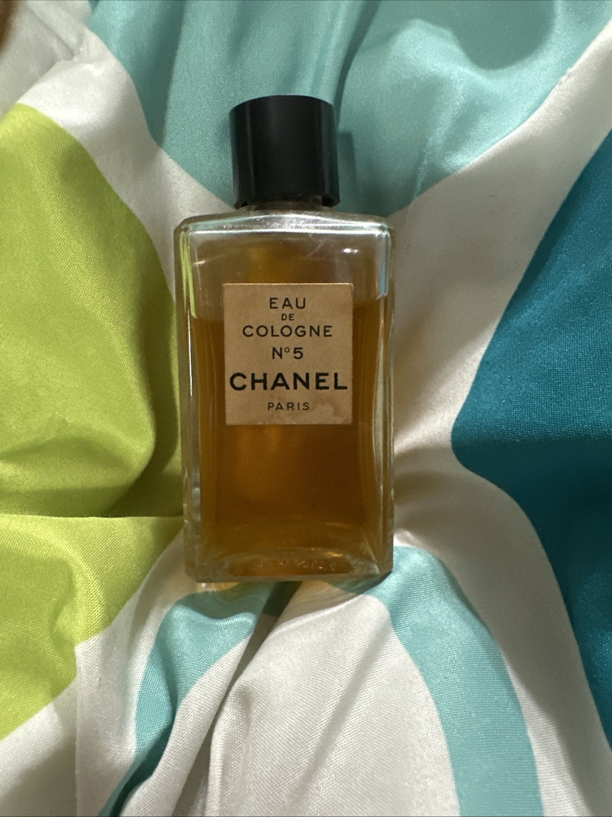 RARE VINTAGE CHANEL Eau de Cologne EDC No 5, 75 degrees Paris France Sealed