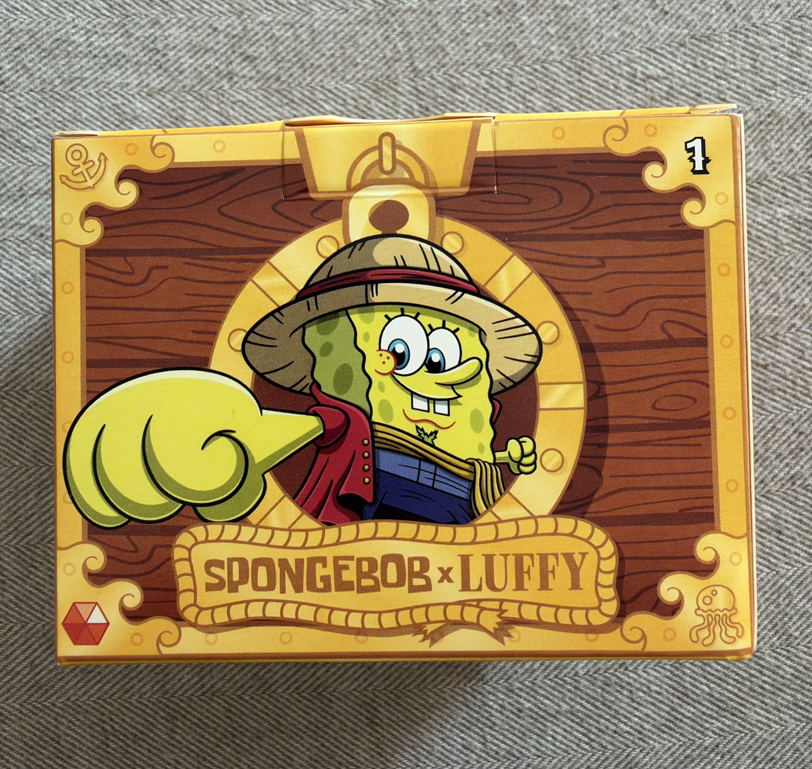 2026 McDonalds SpongeBob One Piece Happy Meal Toy #1 Spongebob X Luffy