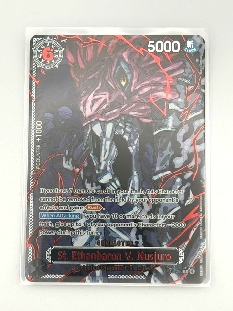 2025 One Piece OP13 (5 Cards) Special Alt Art 5 Elders - MINT - God Pack - EN