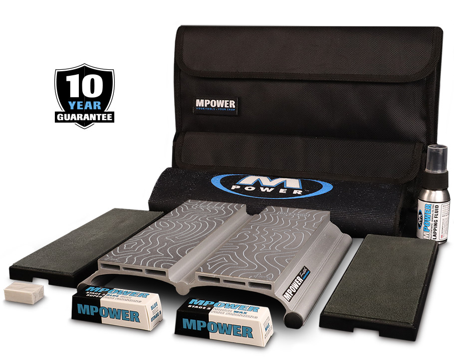 Double Diamond Sharpening Stone Set 300-1200# Complete Sharpener Kit MPOWER SB2