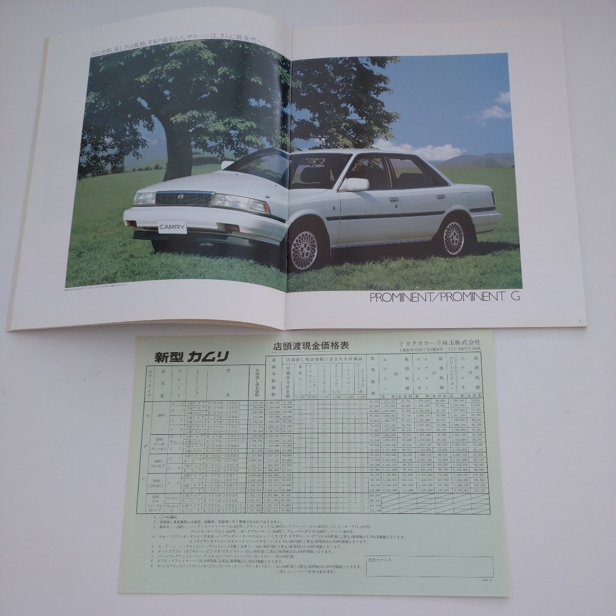 0824 Toyota Camry 3Rd Generation V21986 August 1988 July Compatible Early Model