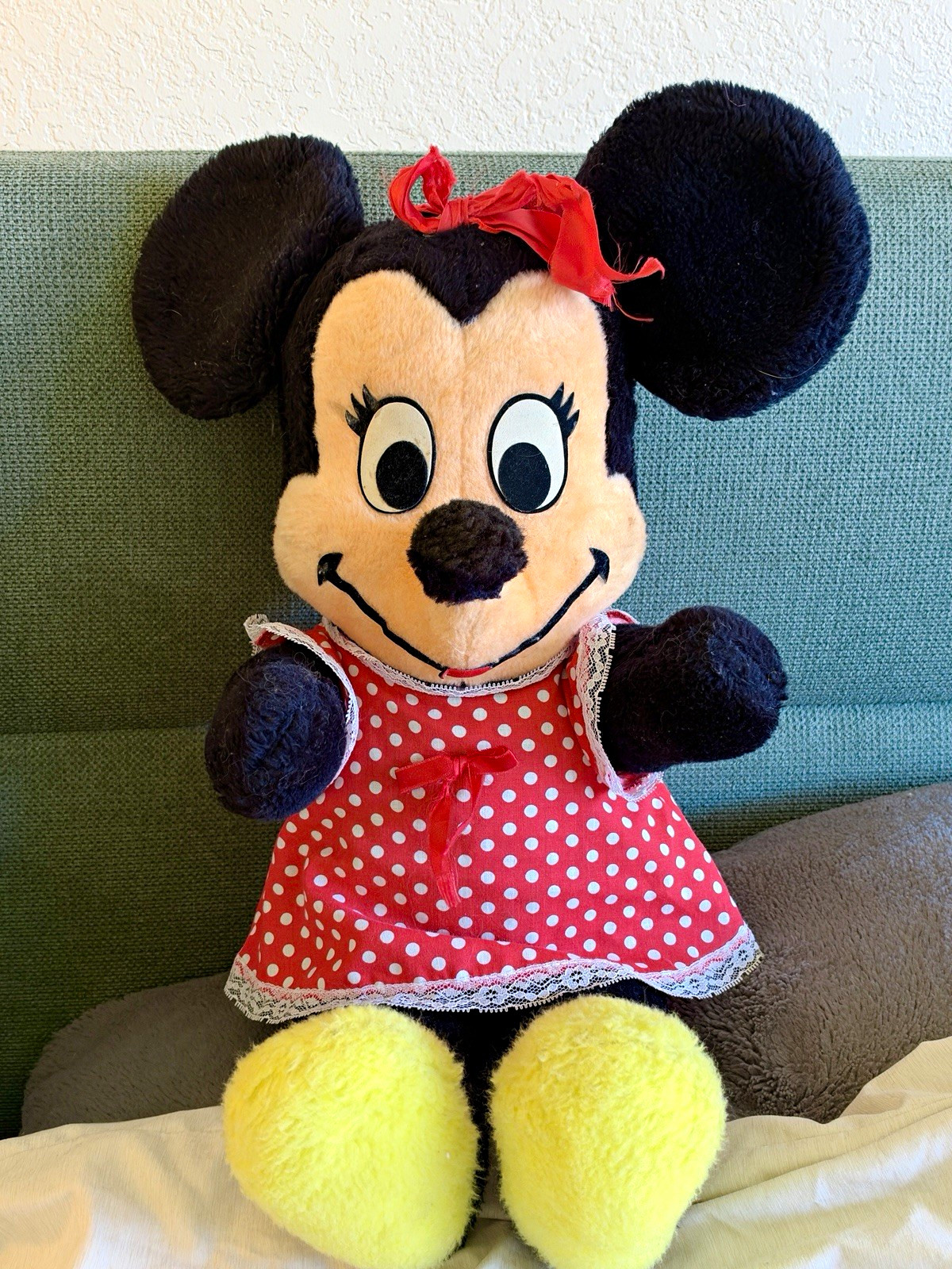 1960s Vintage Walt Disney Characters Minnie Mouse Plush