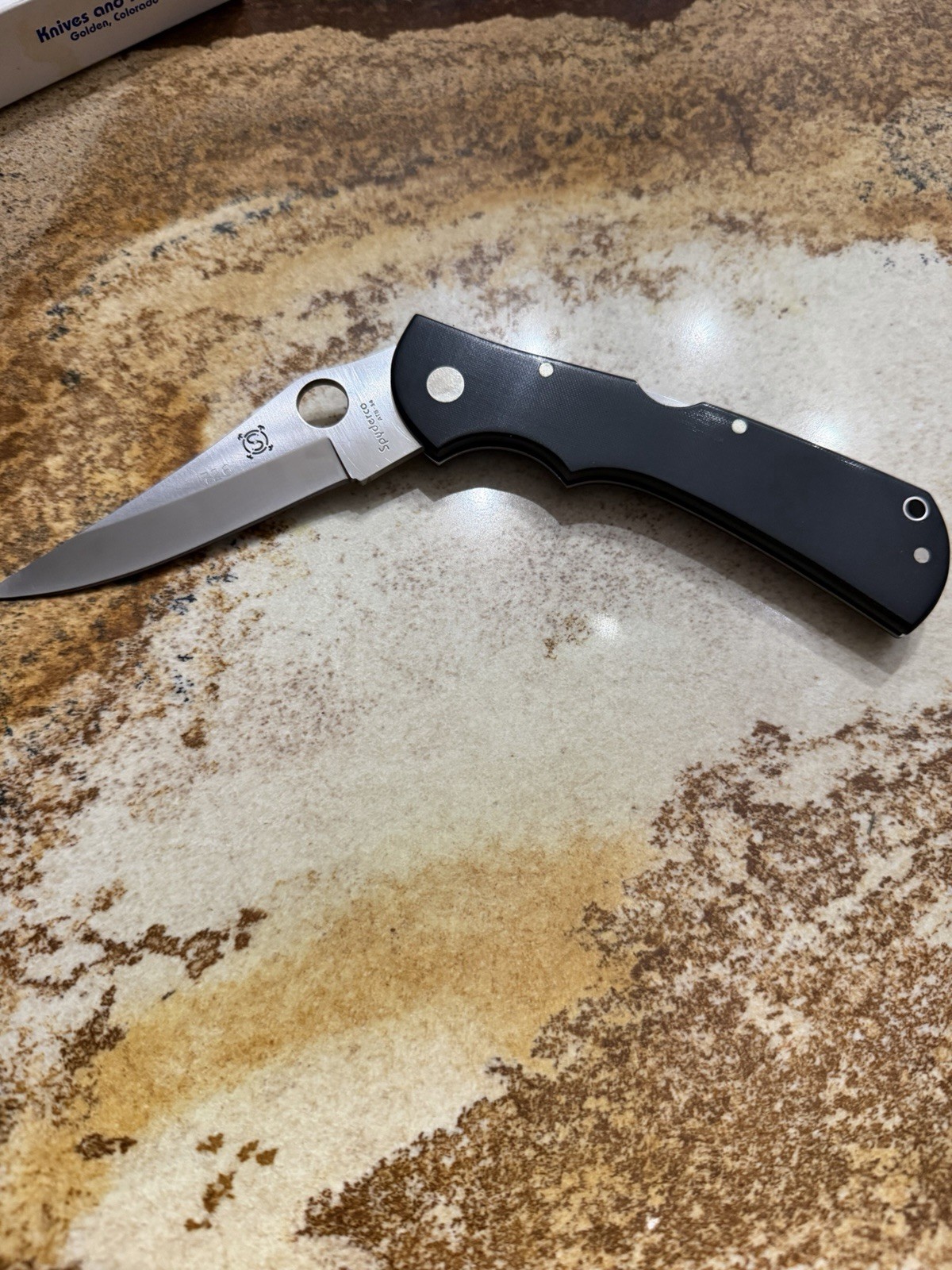 Spyderco C58BMP JD Smith Serial Number 726 1999-2000s Vintage