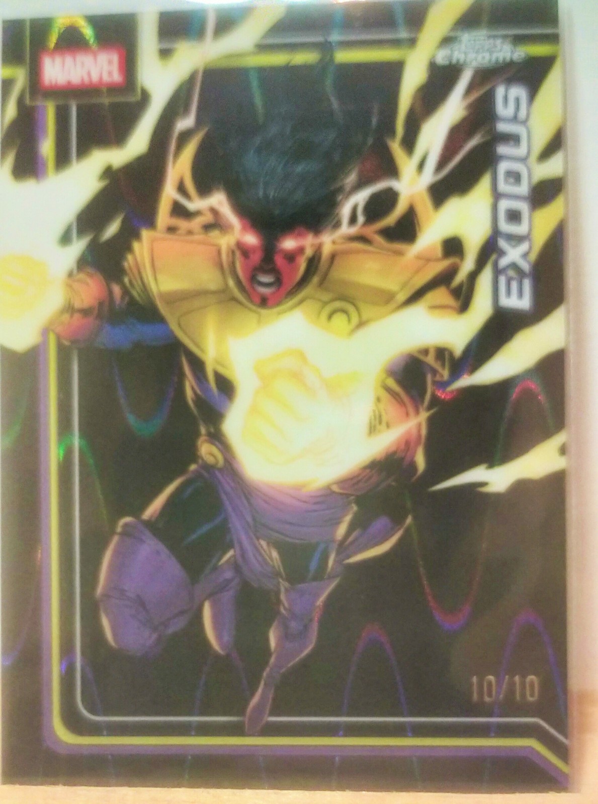 2026 Topps Chrome Marvel Exodus Black Refractor 3/10