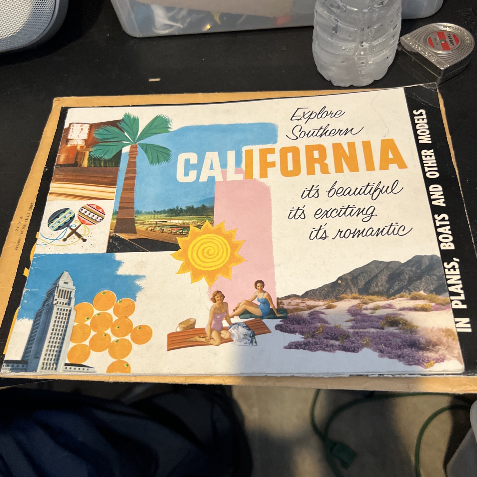 Explore Southern California Travel Brochure Vintage 1955