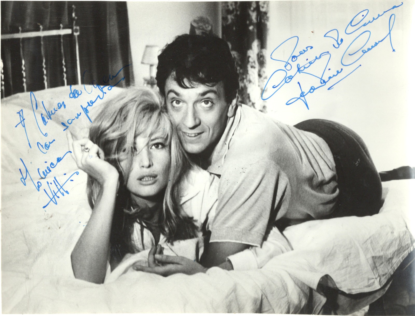 ACTORS MONICA VITTI & JEAN-PIERRE CASSEL 