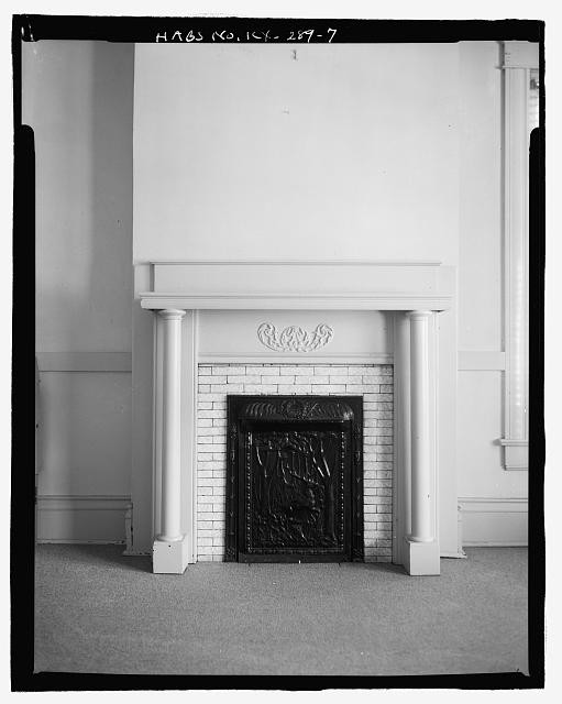 Danville Kentucky 1980s 307 West Broadway House Fireplace Mantel Interior