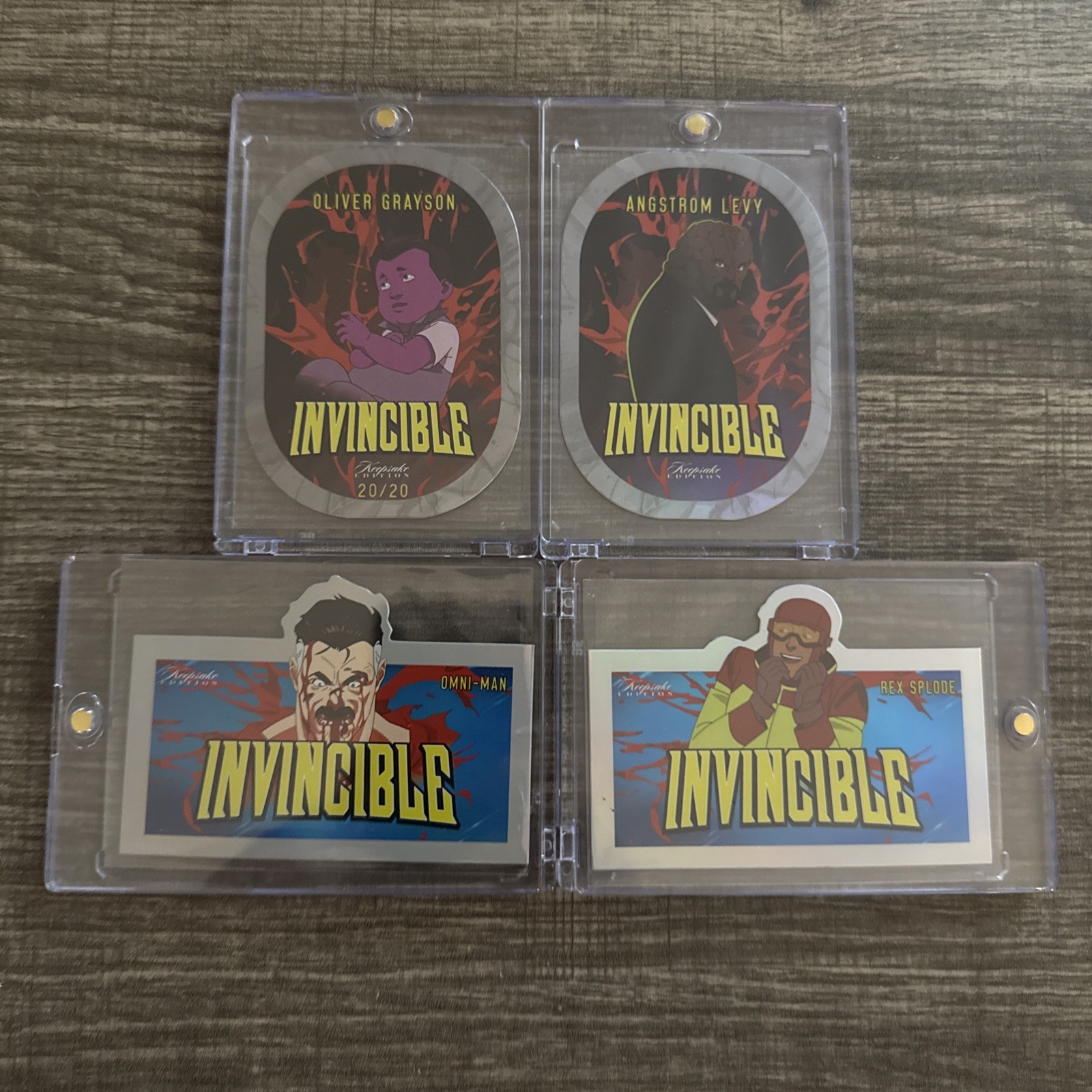 Keepsake Season 2 Invincible Ovalocity/diecut Card Lot