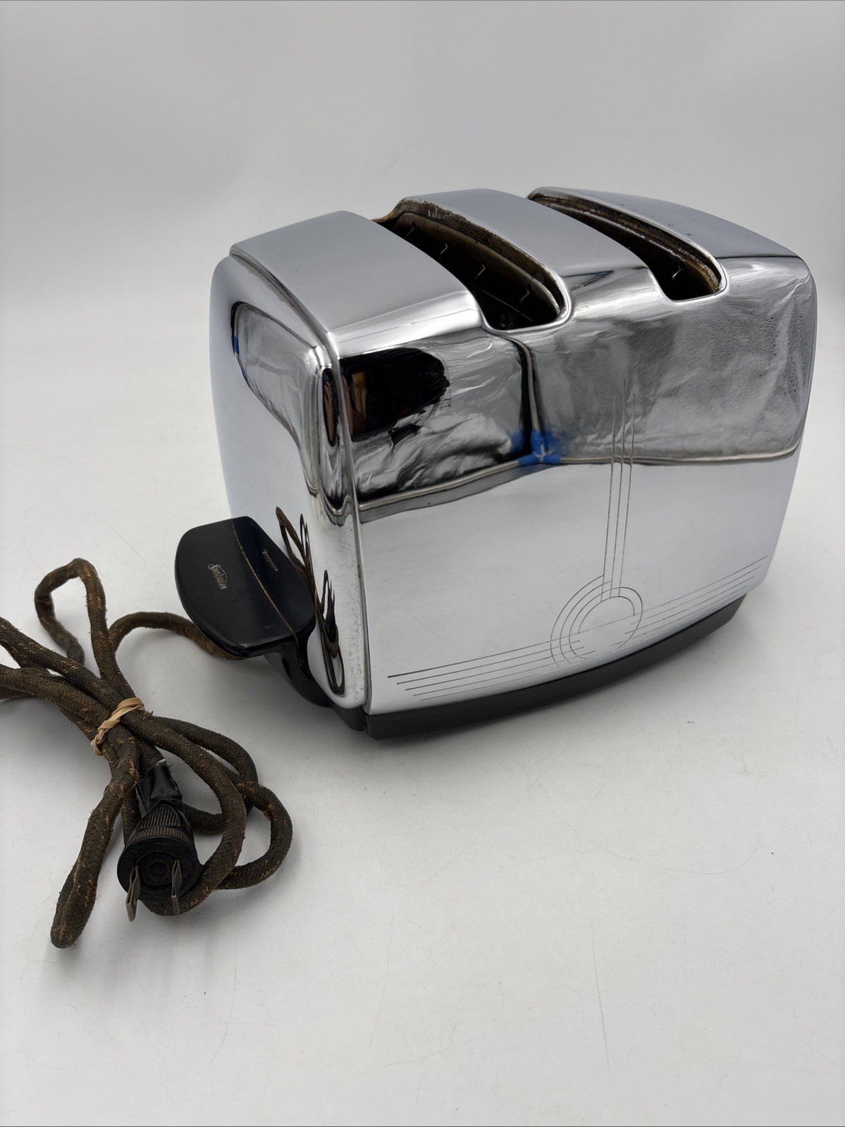 Vintage Sunbeam T-20B Radiant Control Auto Drop Chrome Toaster - Tested Working