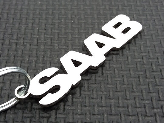 Keyring for SAAB 900 CABRIO 9000 TURBO AERO 9-5 9-3 VIGGEN 93 95 badge keychain