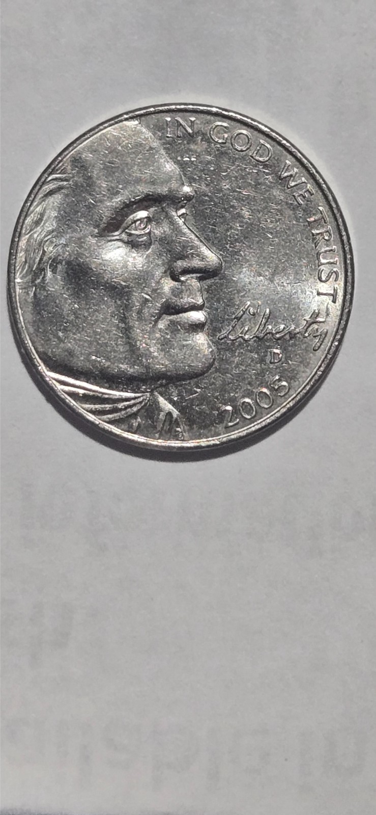 2005 d mint rare buffalo five cent