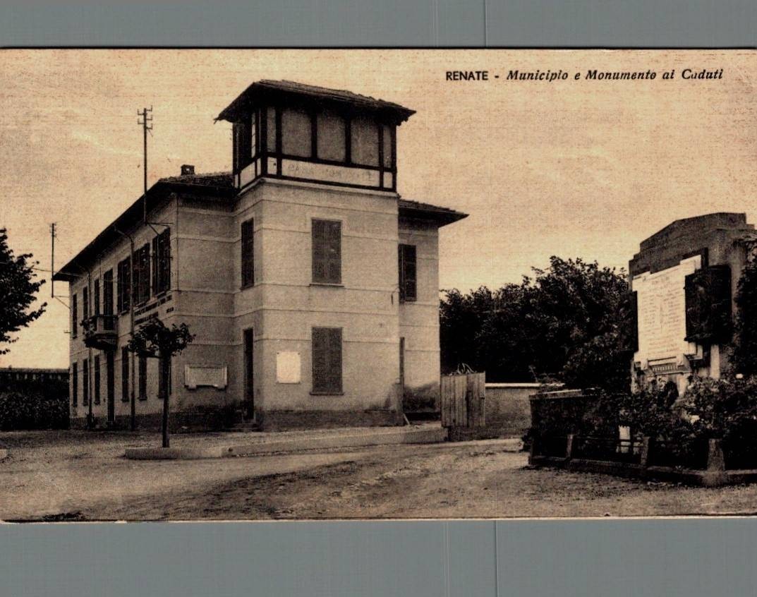 Milan Renate Town Hall and Monument to the Fallen F. small shipped