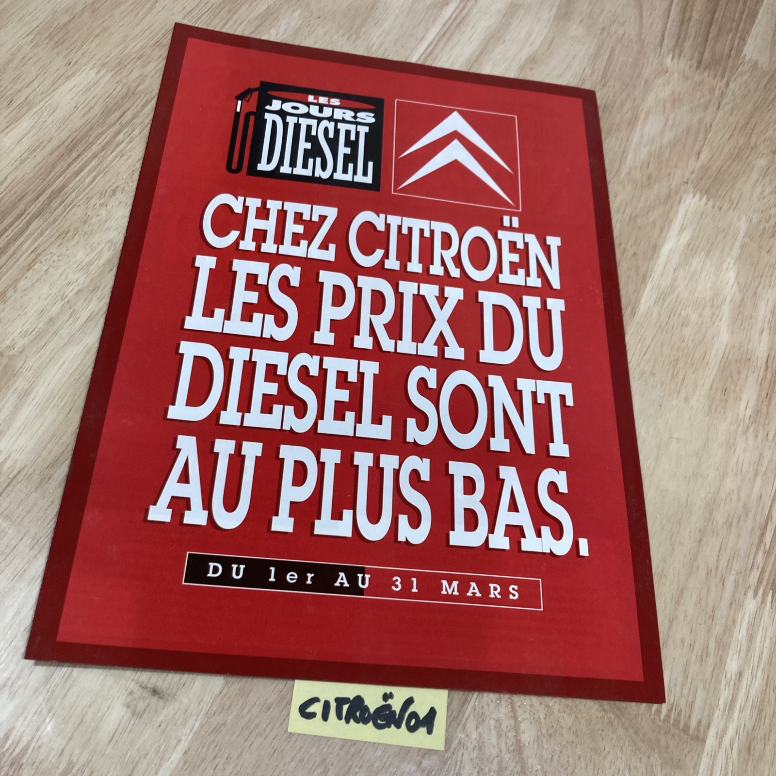 Citroën Diesel 1995 AX ZX Xantia Evasion C15 Brochure Automobile