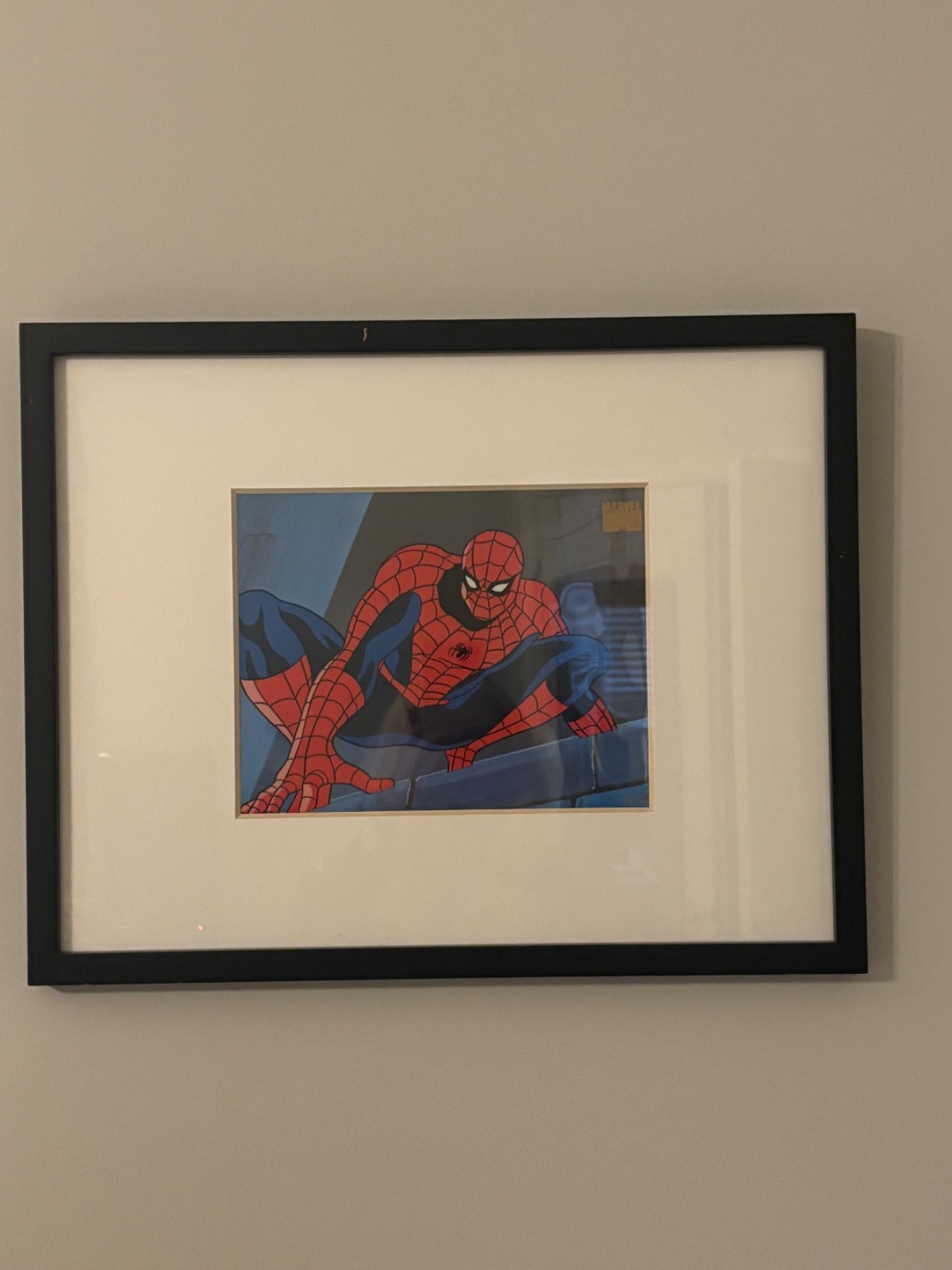 Authentic Marvel Spider-Man Sericel Animation Cel with COA limited edition 1995