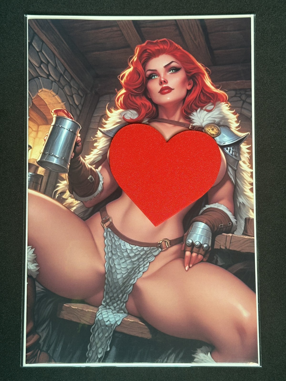 Keys Comics #1 Red Sonja Naughty Virgin Cover NM LTD 100