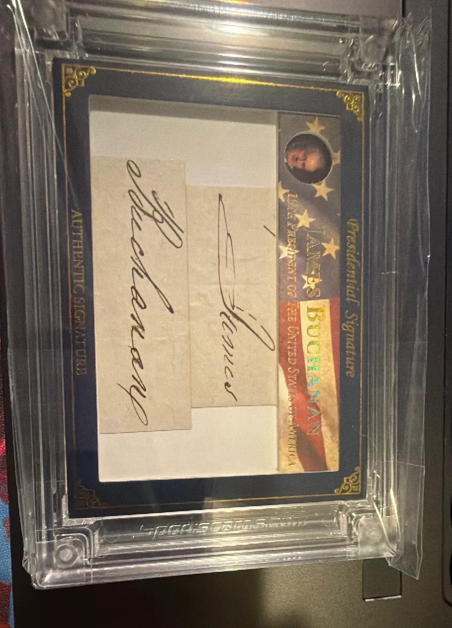 2023 Sportscards.com A Word From POTUS James Buchanan #PS-JB15