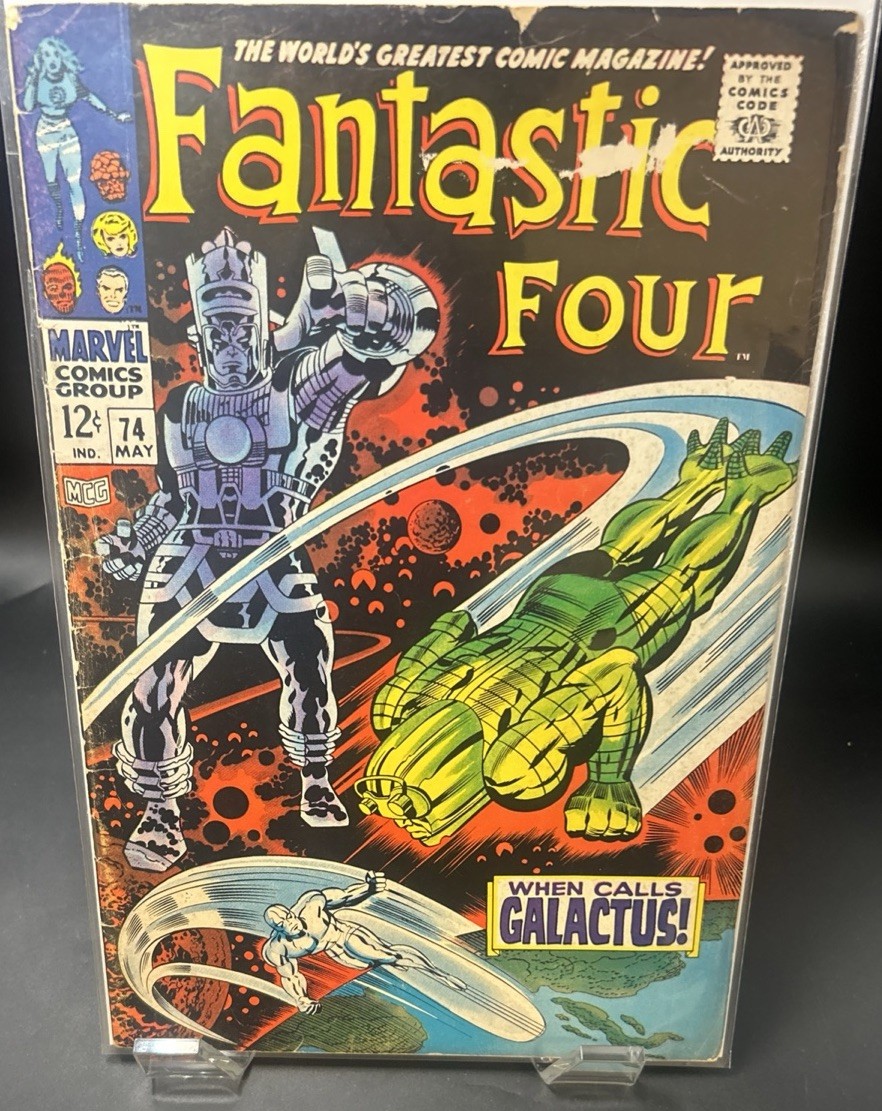 Fantastic Four #74 (Marvel Comics May 1968) Very Low Grade