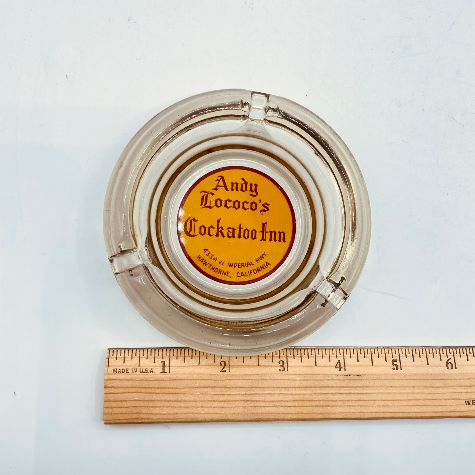 Rare Vintage Andy Lococo’s Cockatoo Inn Ashtray Mobster Mob History