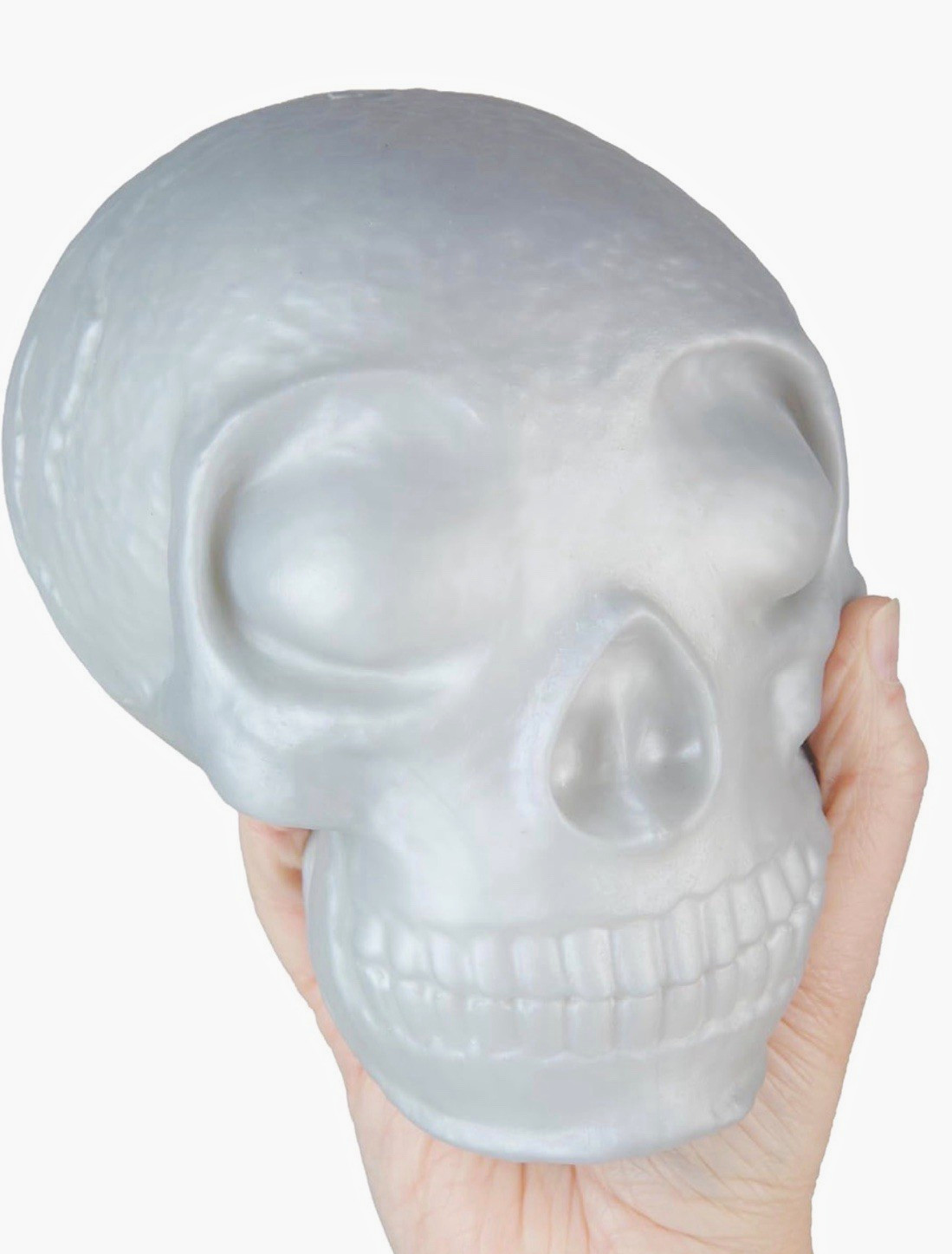 ORB Easy Sqweezy Jumbo Skull Squishy Toy - Stretch, Squish, and Squeeze