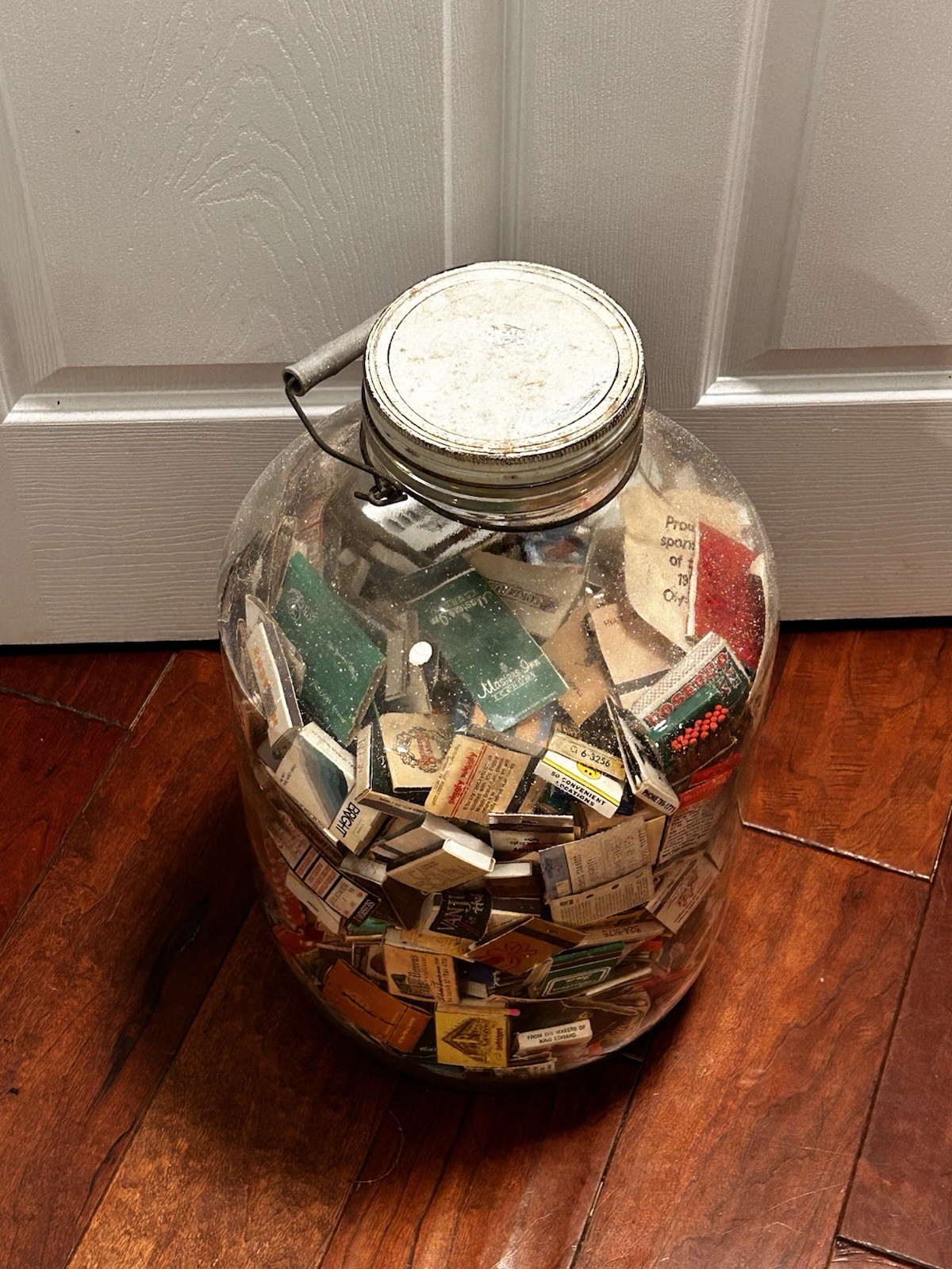 Mid Century Jar of Matches Huge Vintage matchbook Collection 1970s-1990s