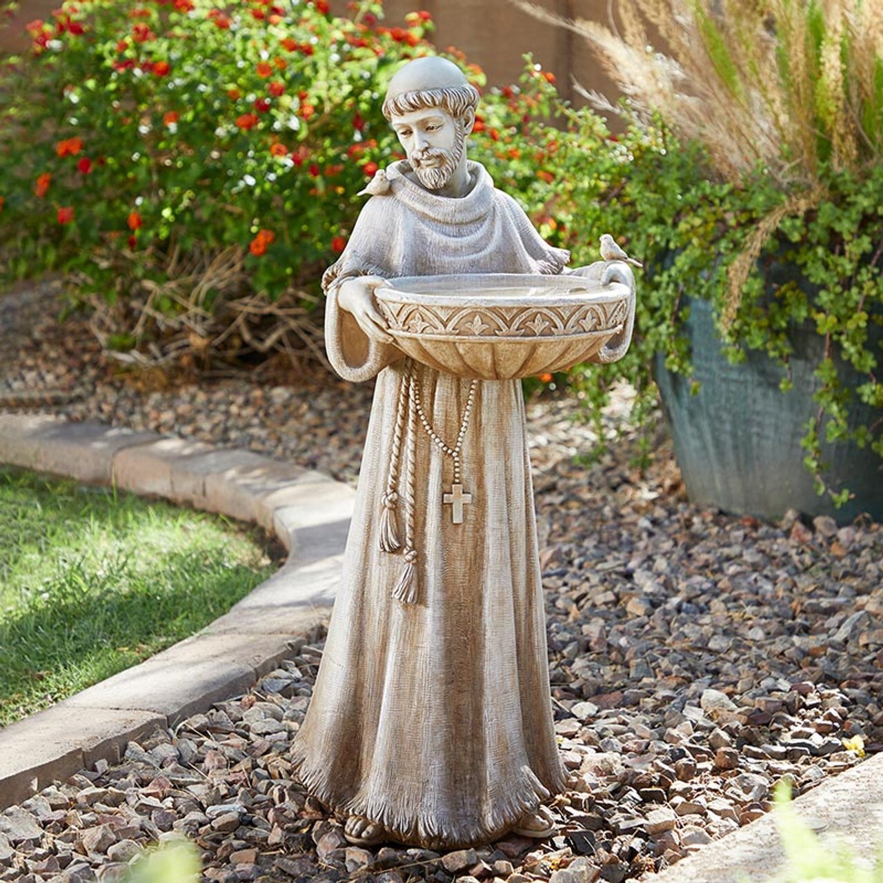 St. Francis Bird Bath & Feeder, 24